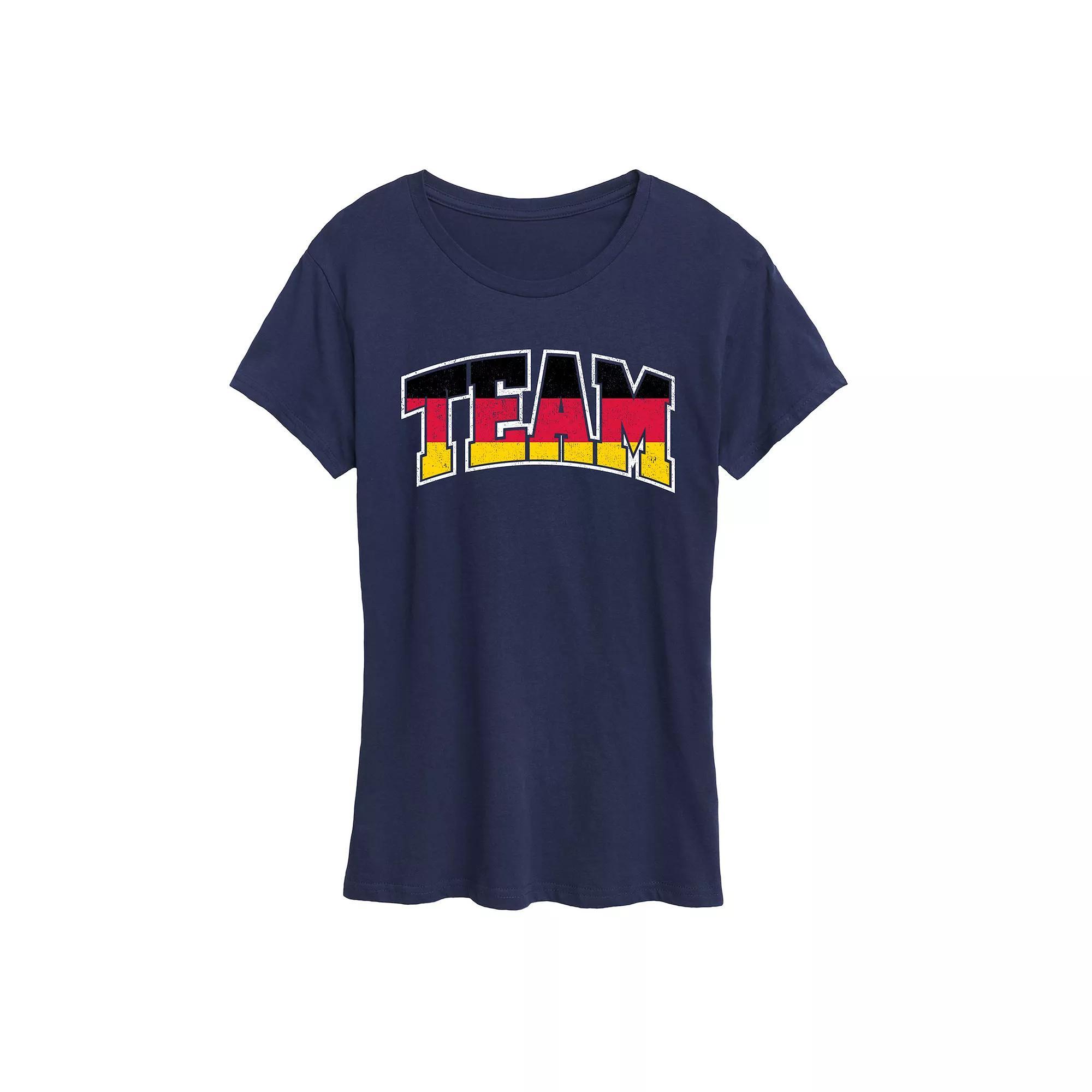 Womens Team Germany Graphic Tee Blue Product Image