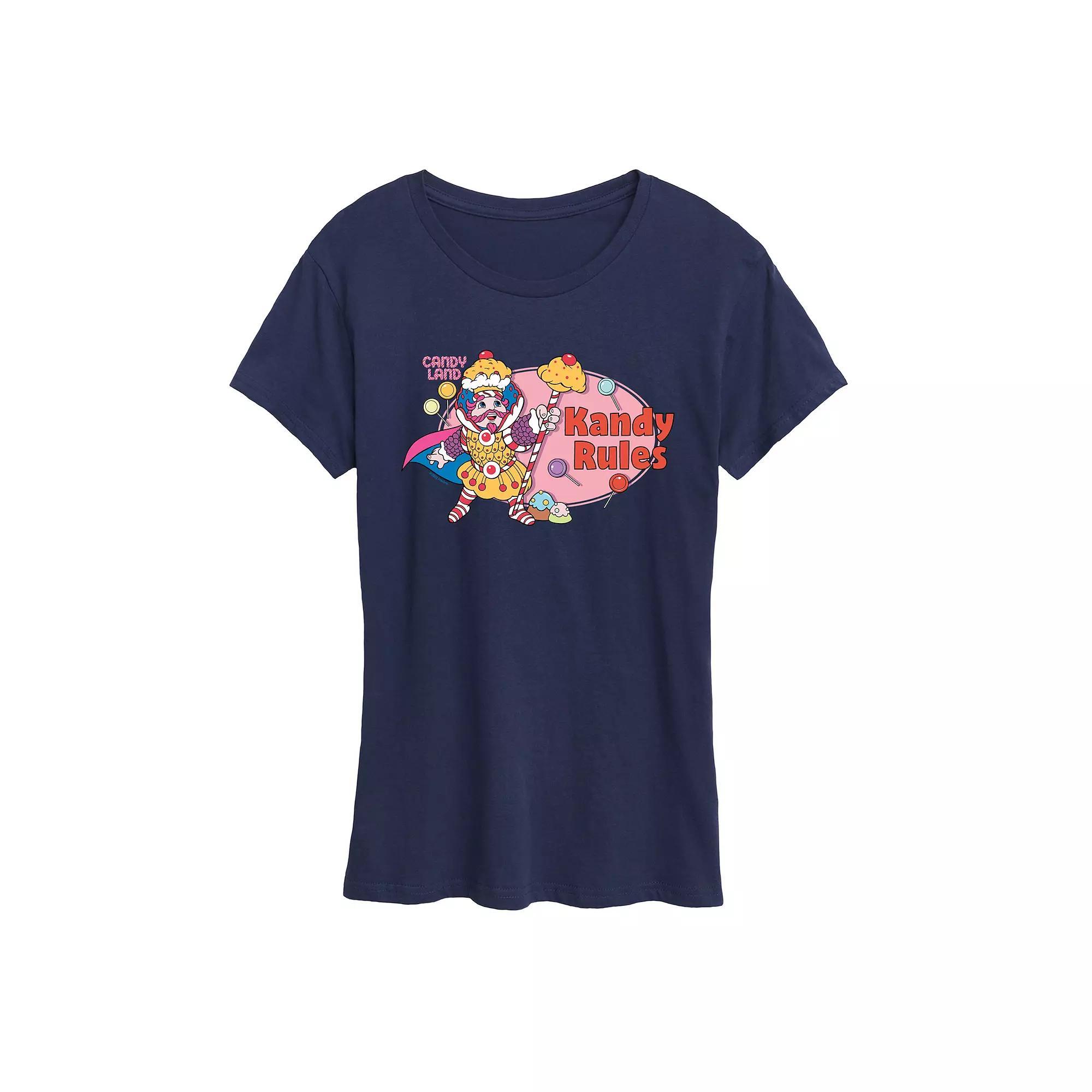 Womens Candy Land King Kandy Graphic Tee by Hasbro Blue Product Image