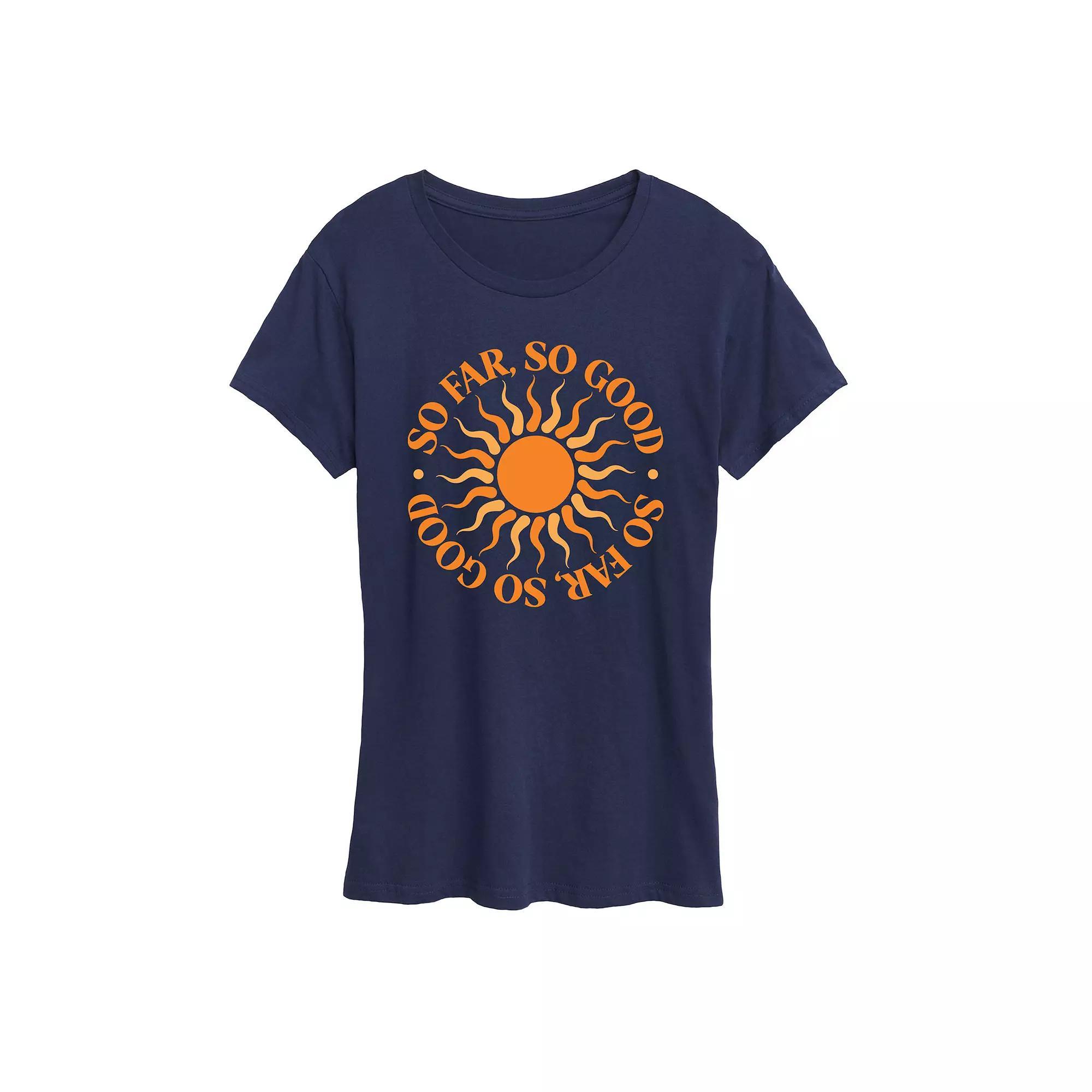 Womens Unapologetically Myself Graphic Tee, Girls Blue Product Image