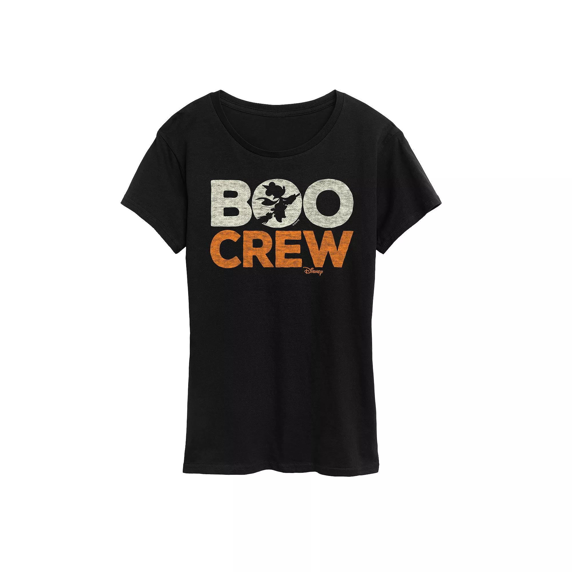 Disneys Minnie Mouse Womens Boo Crew Graphic Tee Product Image