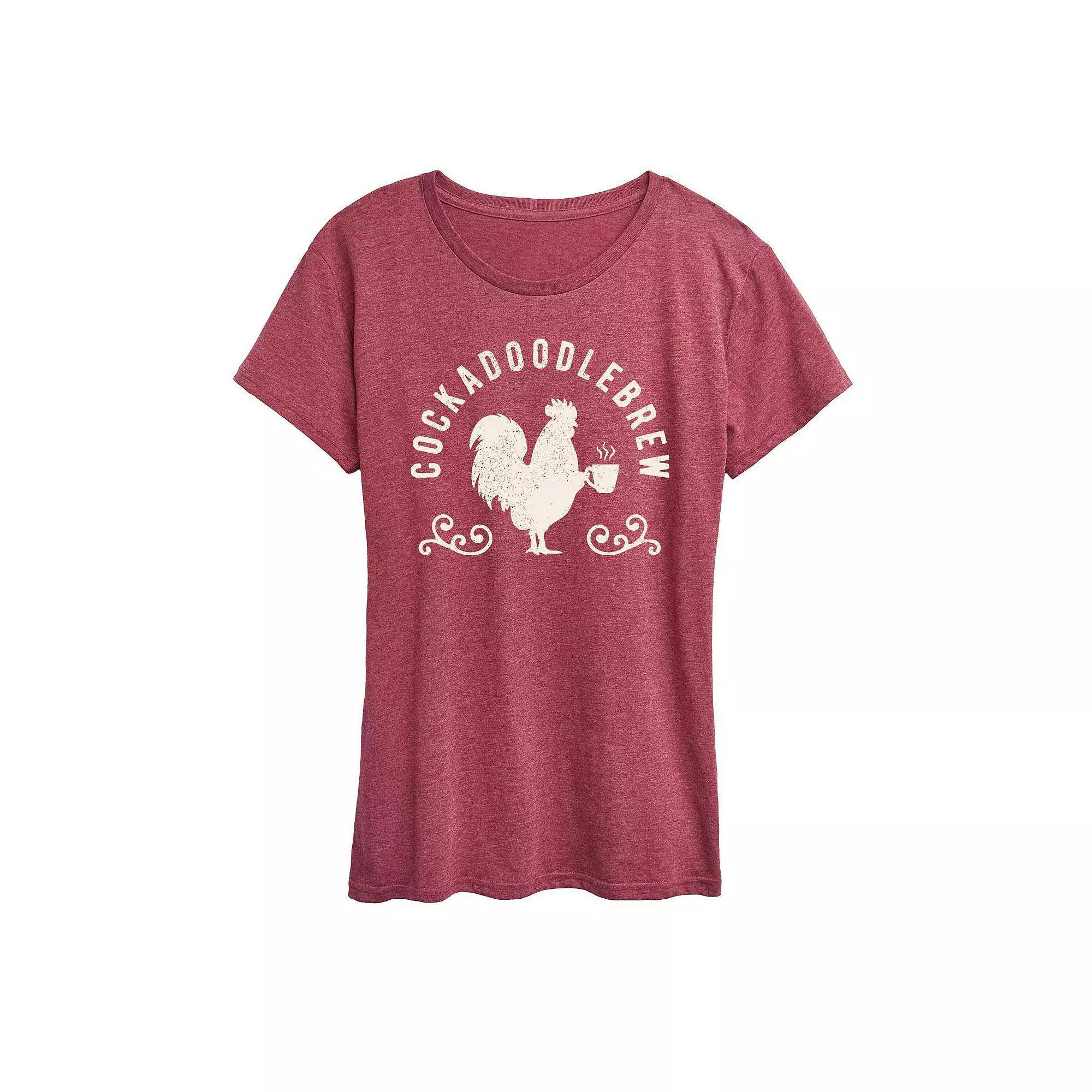 Womens Cockadoodlebrew Graphic Tee, Girls Product Image