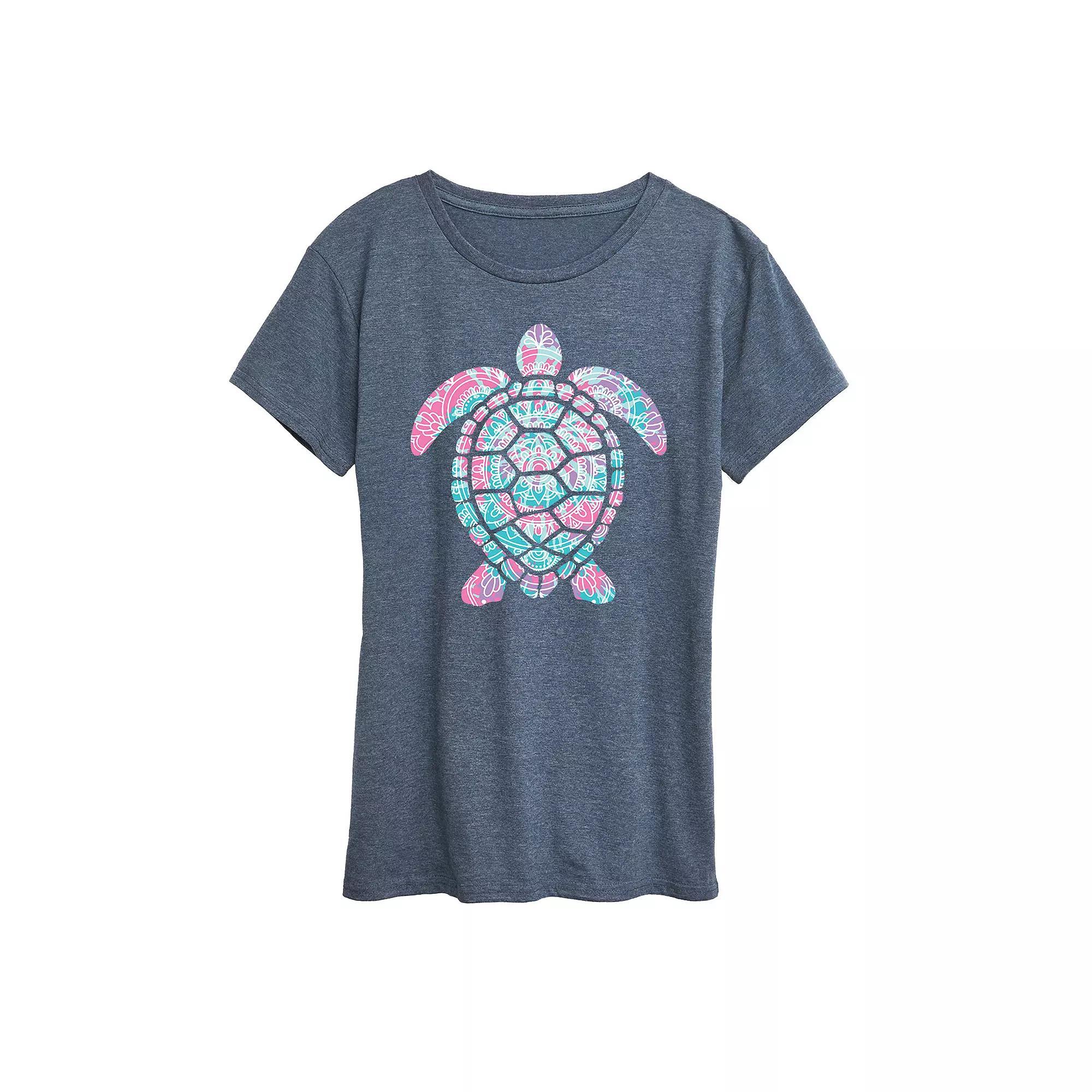 Women's SpongeBob SquarePants Luck Of The Square Pants Graphic Tee, Size: Small, Grey Blue Product Image
