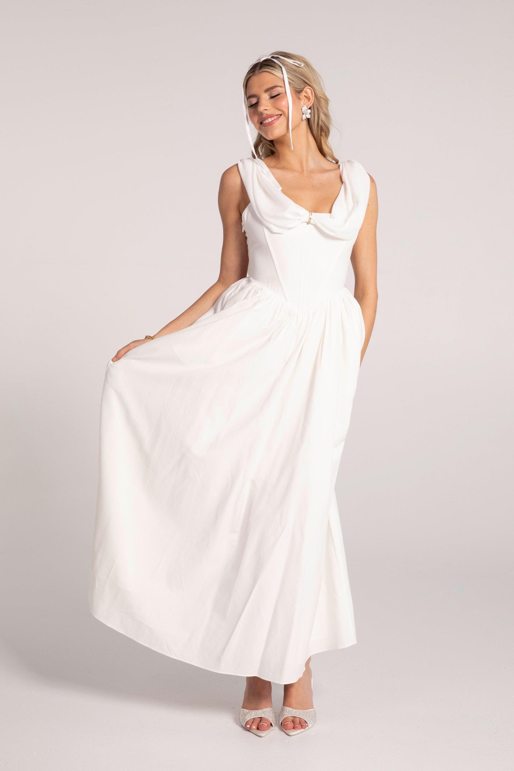 Vivian Dress (White) (Final Sale) Product Image