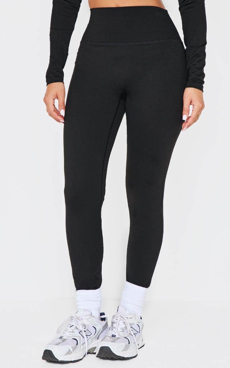Petite Black Sculpt High Waist Gym Leggings Product Image