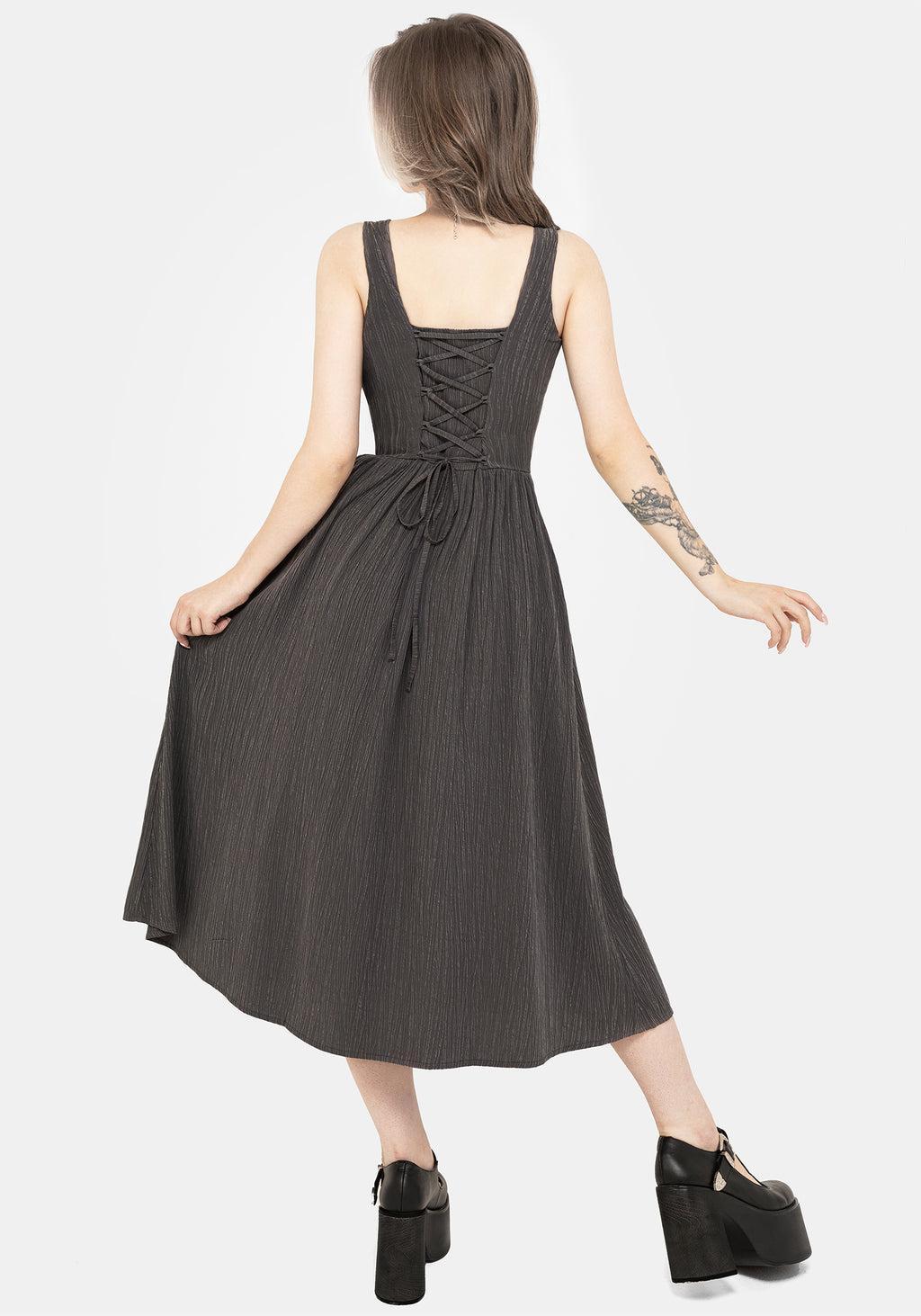 Darkside Corset Midi Dress Product Image