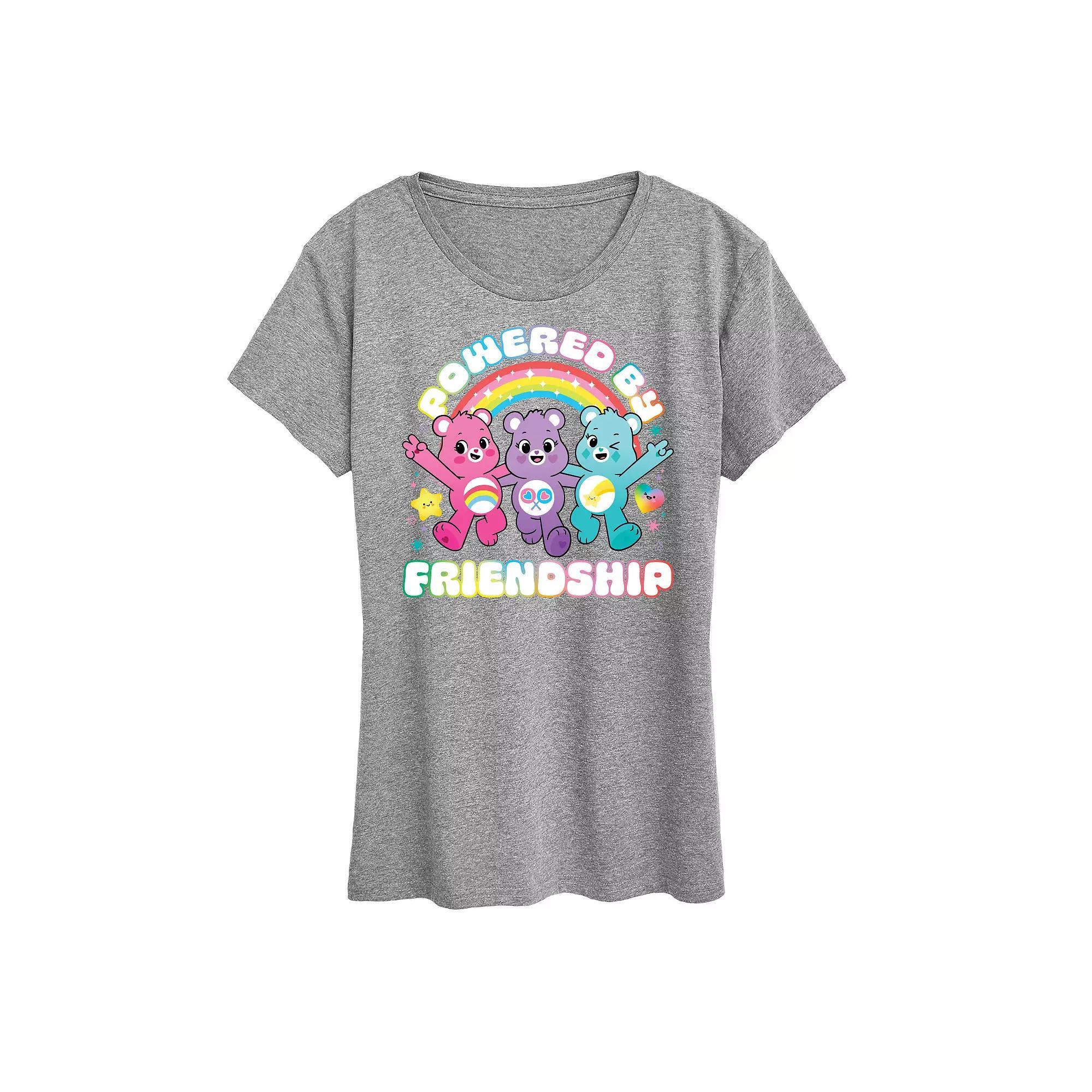 Womens Care Bears Powered By Friendship Graphic Tee, Girls Grey Gray Product Image