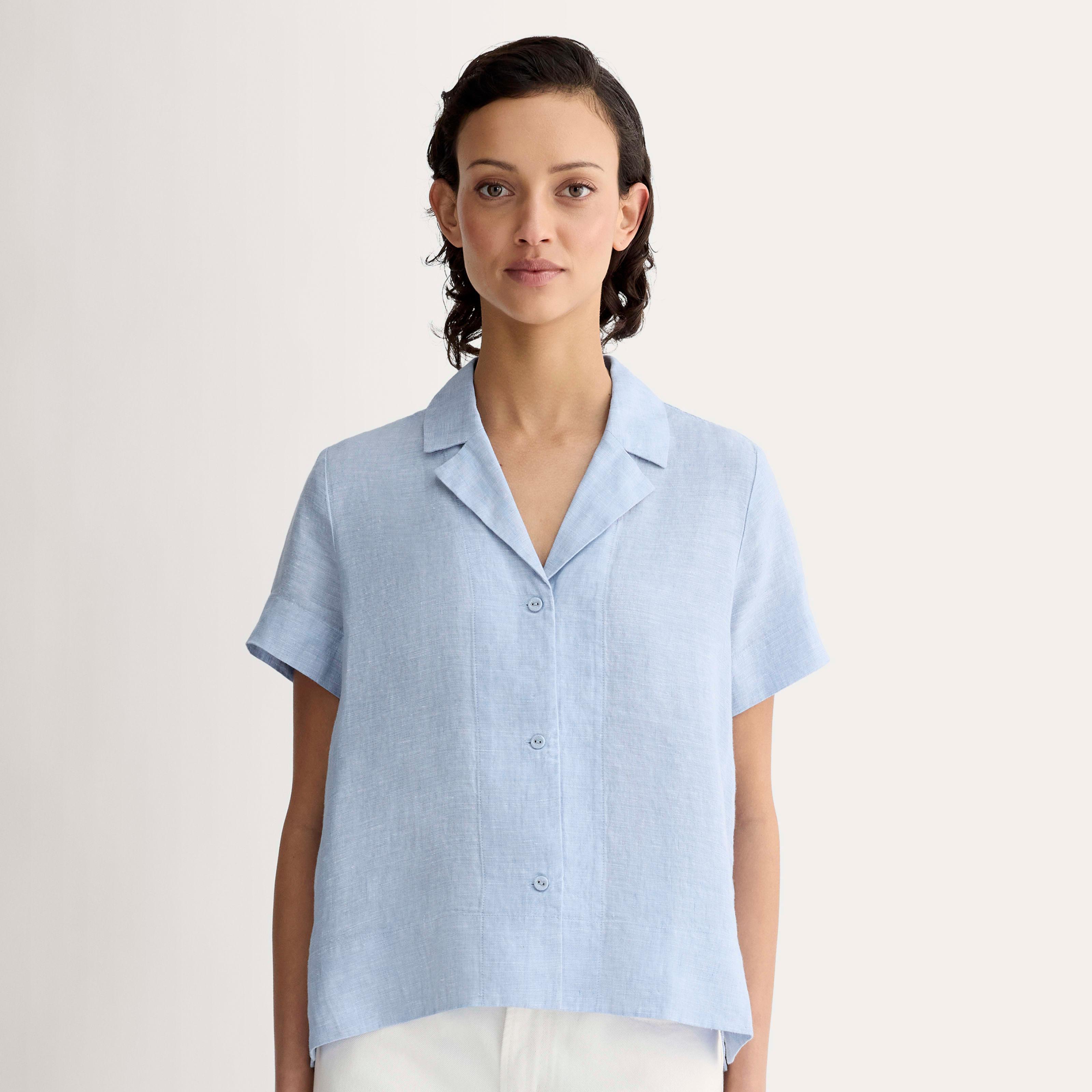 Womens Notch Shirt in Linen by Everlane Product Image