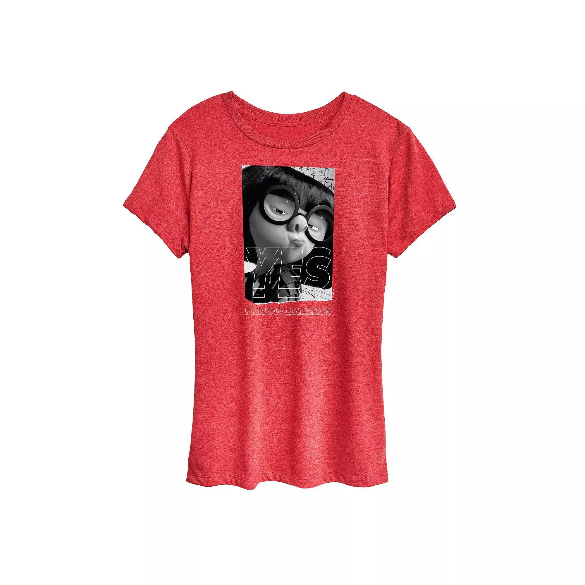 Women's Shamrock Hearts Line Art Graphic Tee, Size: Large, Heather Grey Product Image