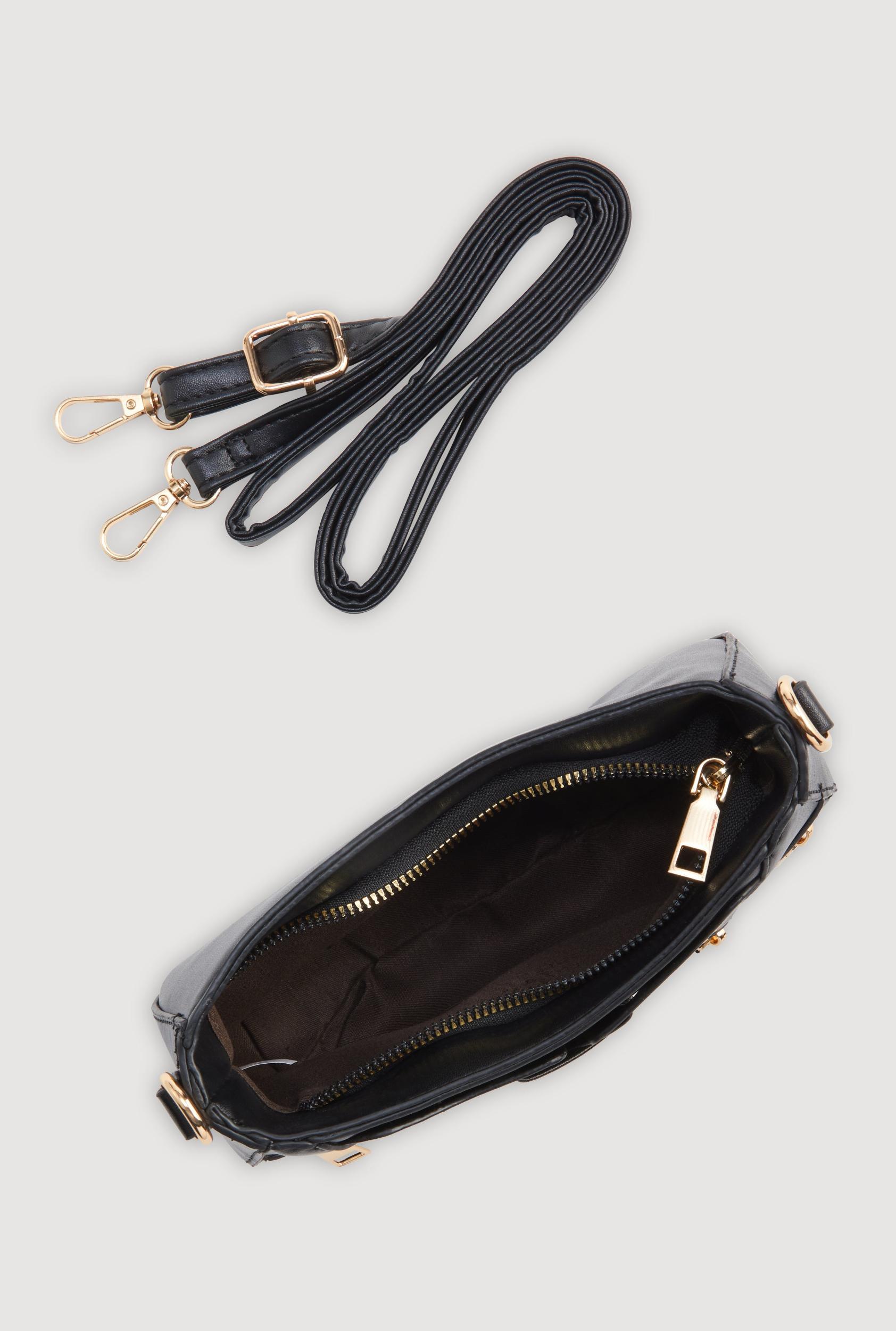 Lace Up Detail Crossbody Bag Unisex Product Image