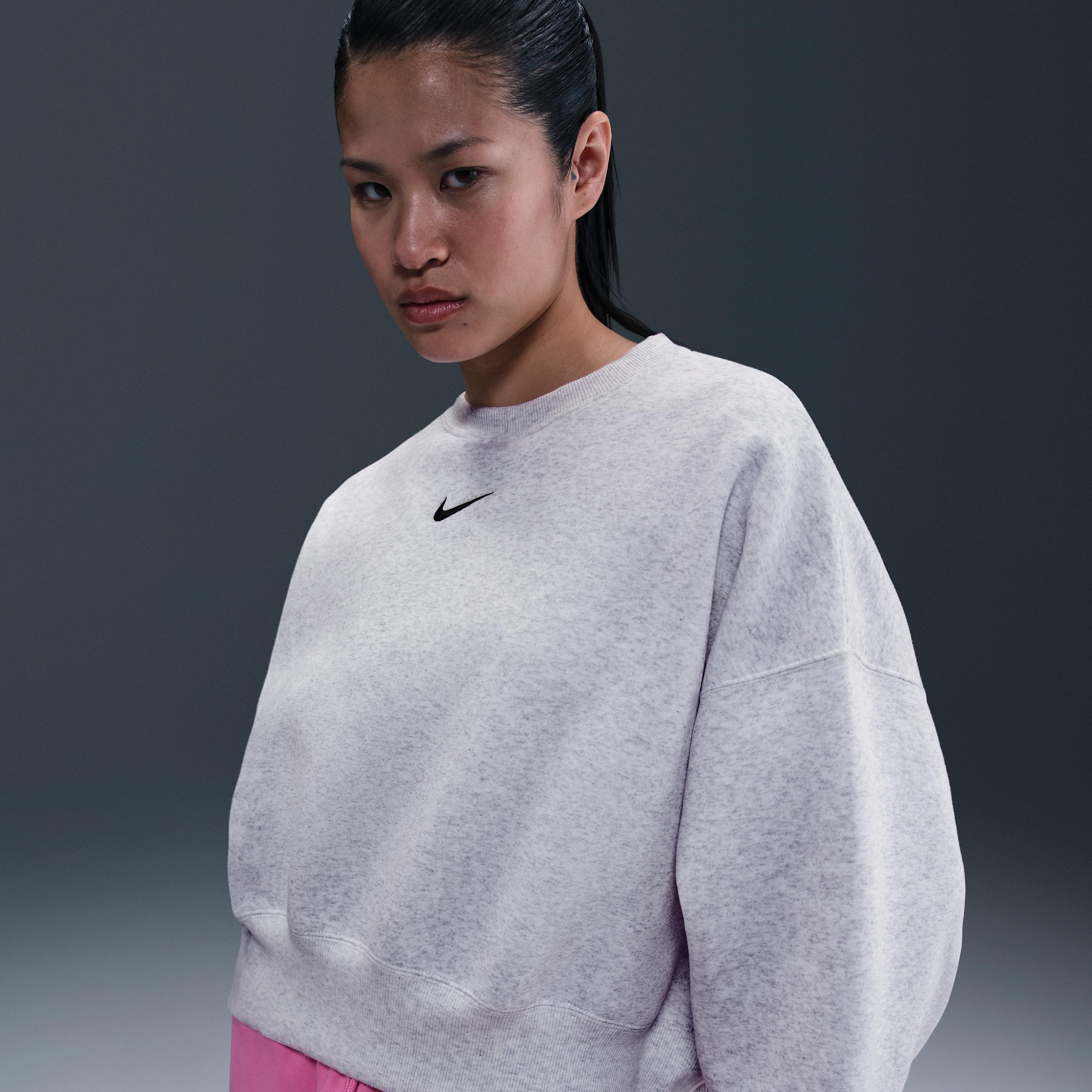 Women's Nike Sportswear Phoenix Fleece Over-Oversized Crew-Neck Sweatshirt Product Image