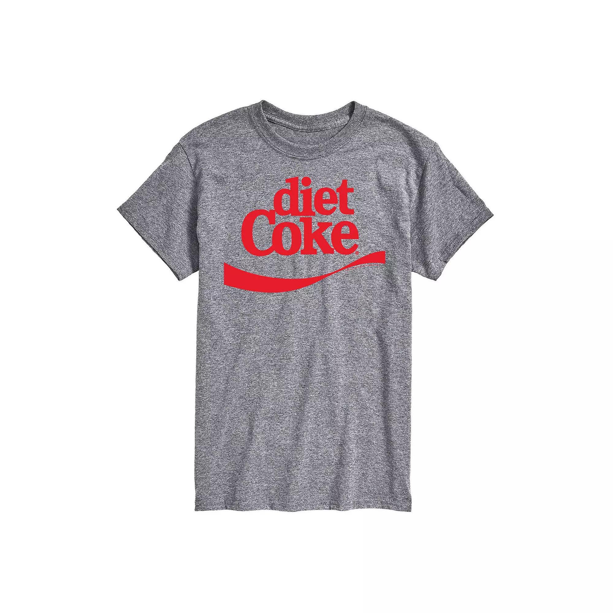 Men's Coca-Cola Logos Graphic Costume Tee, Size: XS, Gray Diet Coke Product Image
