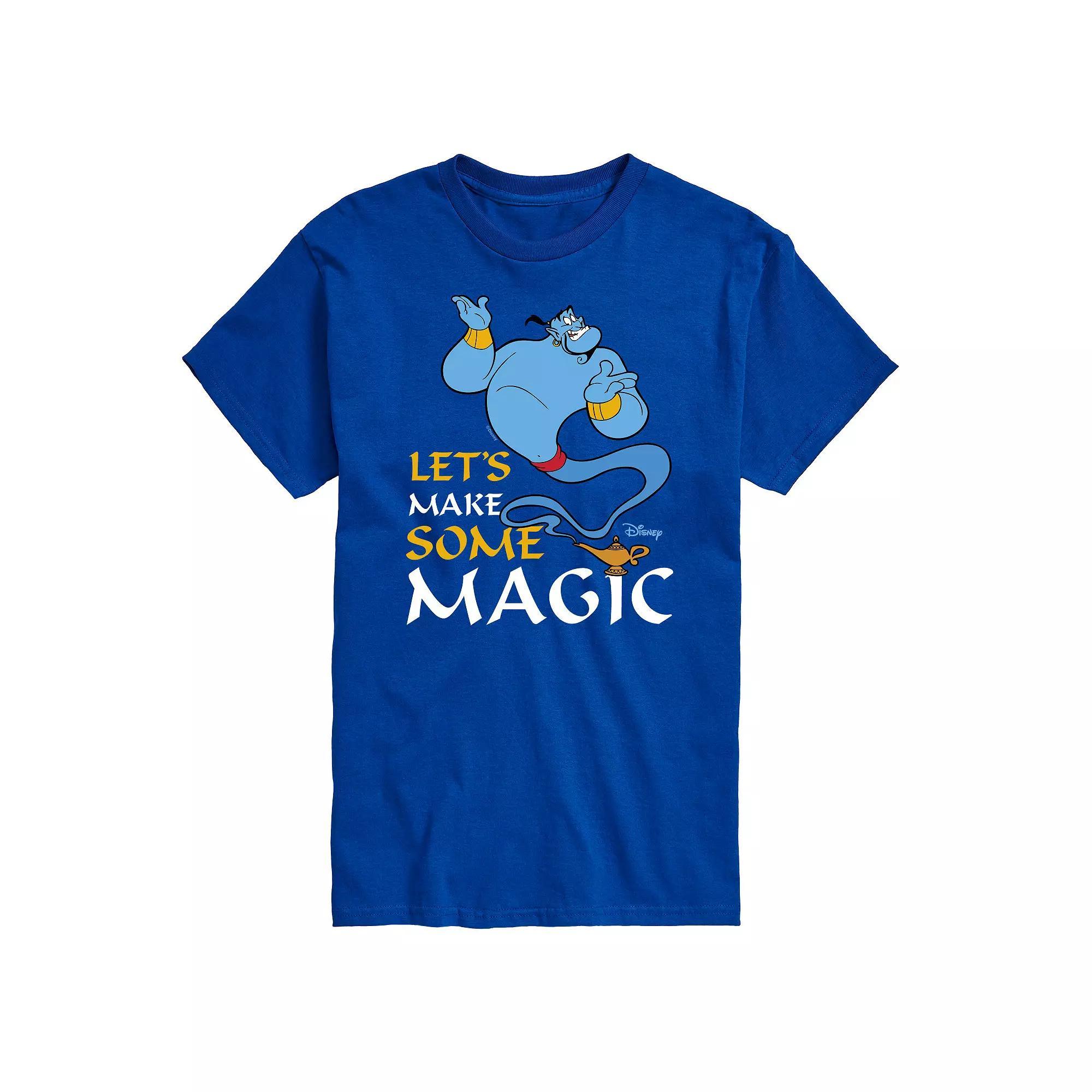 Disney Princess Big & Tall Let's Make Magic Graphic Tee, Men's, Size: Large Tall, Blue Product Image