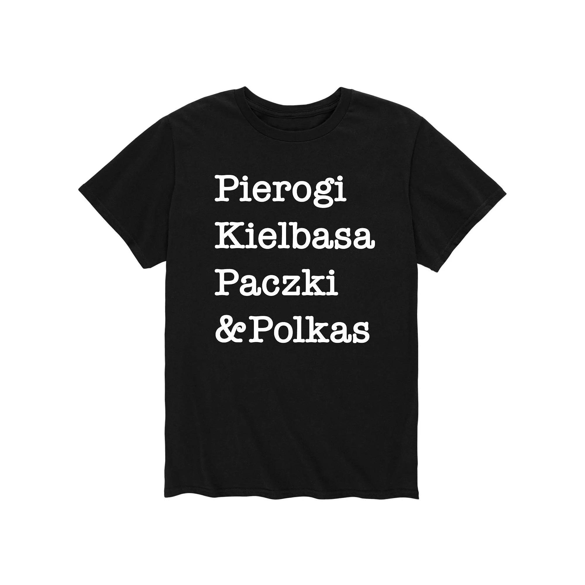 Mens Pierogi Kielbasa Paczki Polkas Tee Product Image