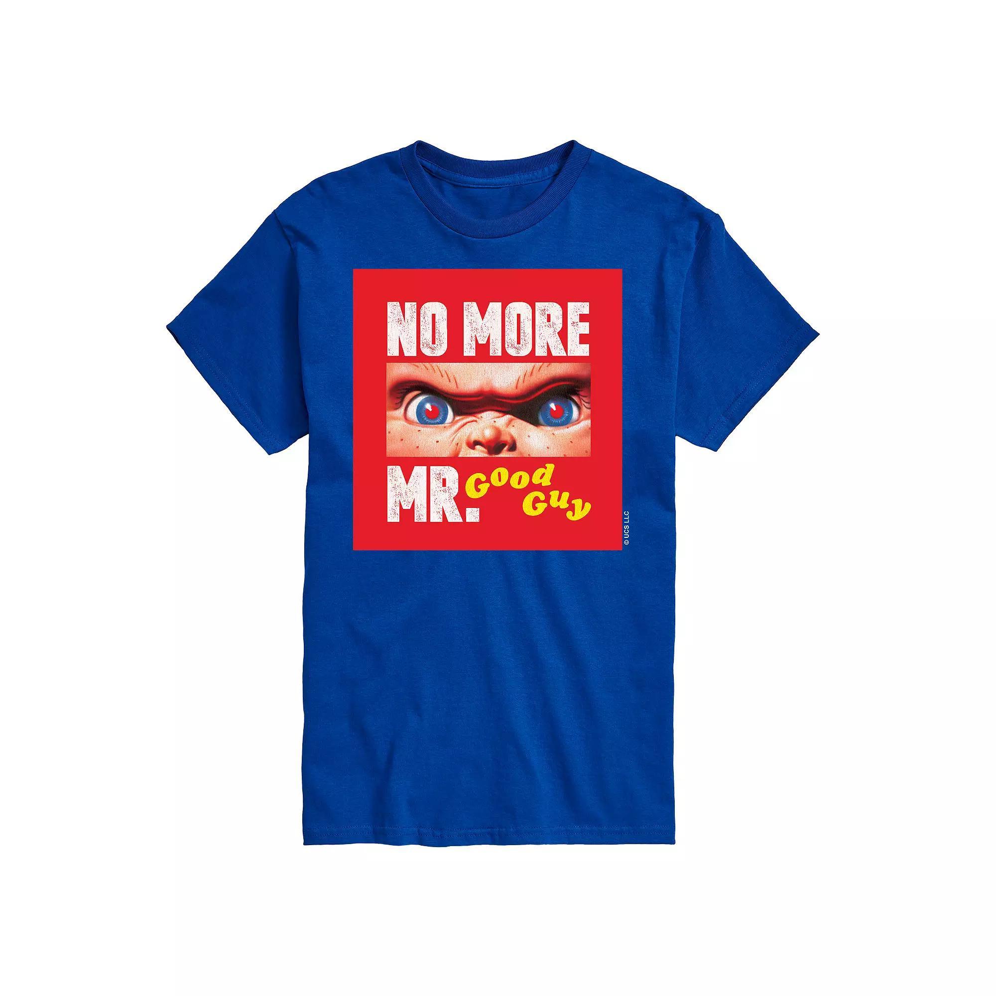 Big & Tall Chucky No More Mr Good Guy Graphic Tee, Mens Product Image