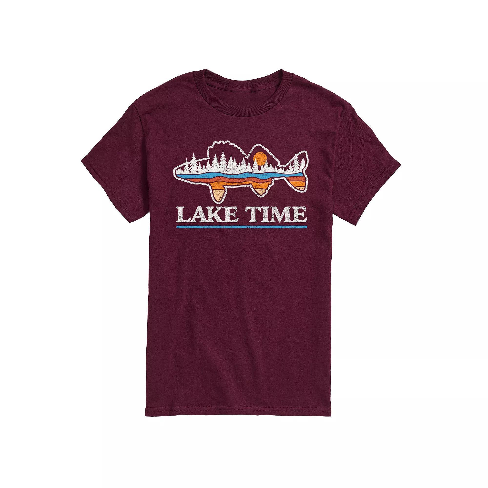 Mens Lake Time Graphic Tee Product Image
