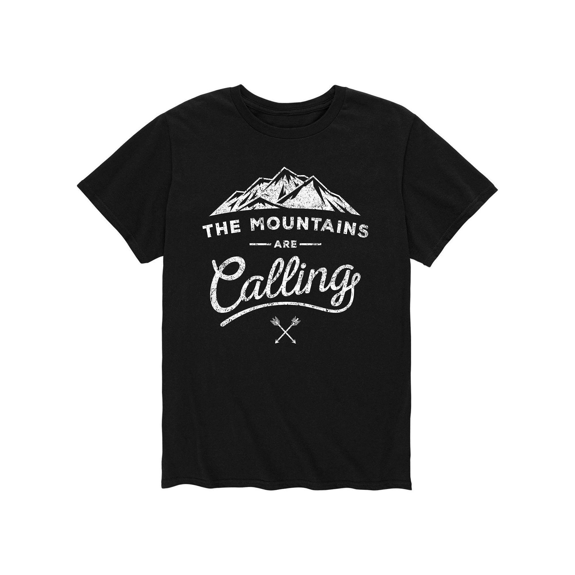 Mens Mounatins Are Calling Tee Product Image