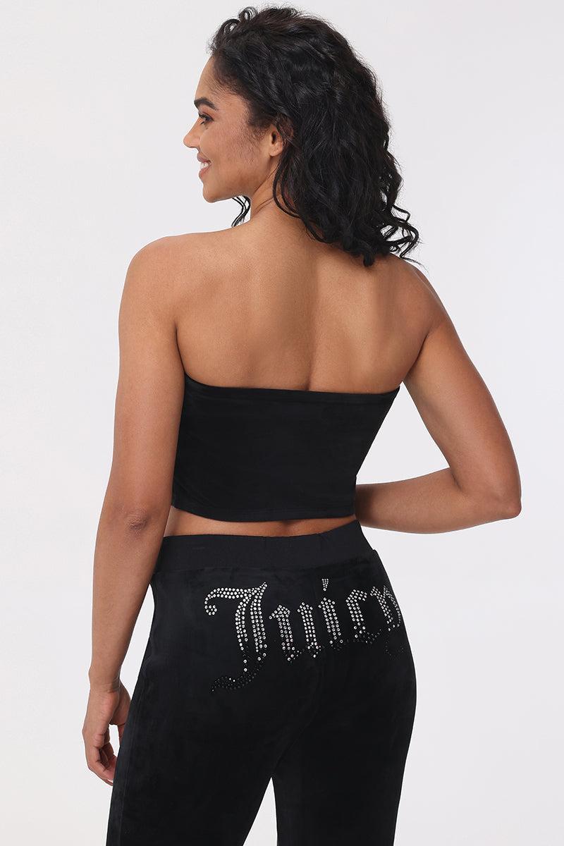Big Bling Velour Tube Top Product Image