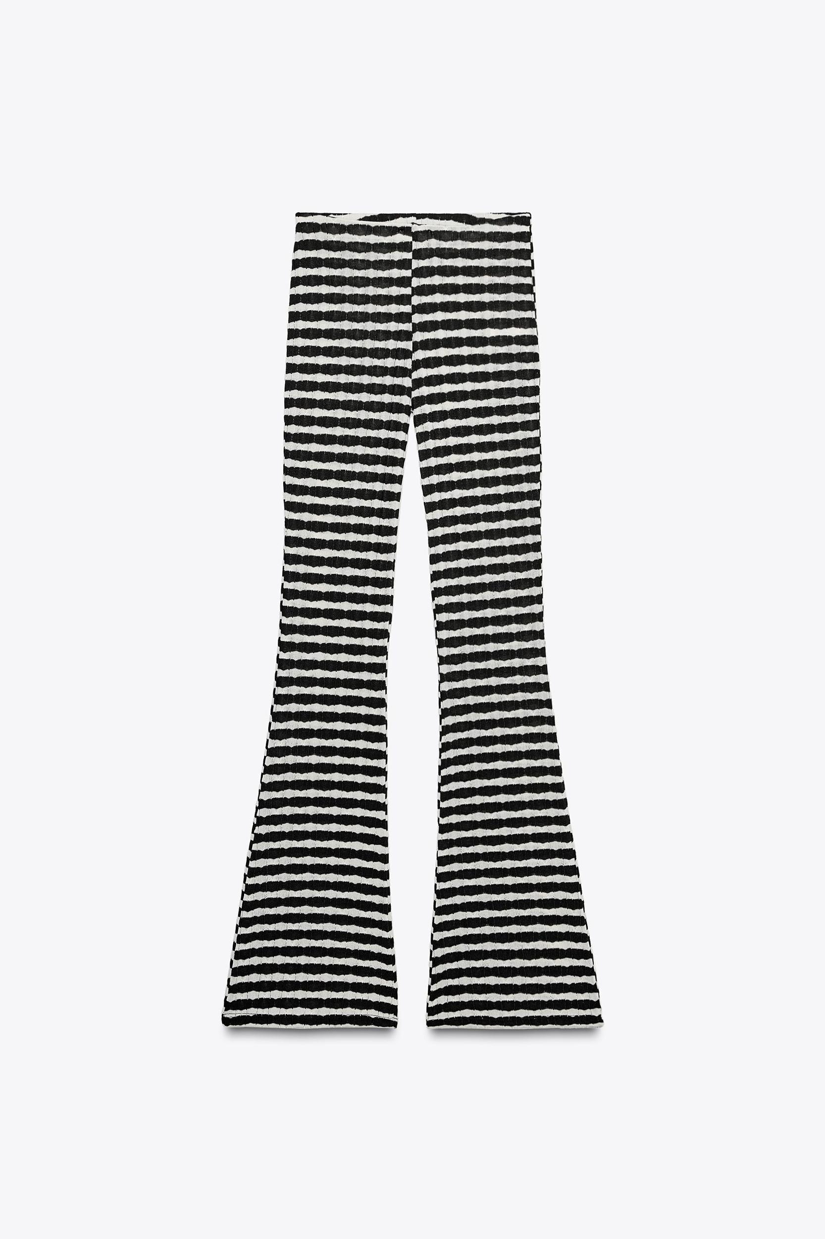 JACQUARD FLARE PANTS Product Image