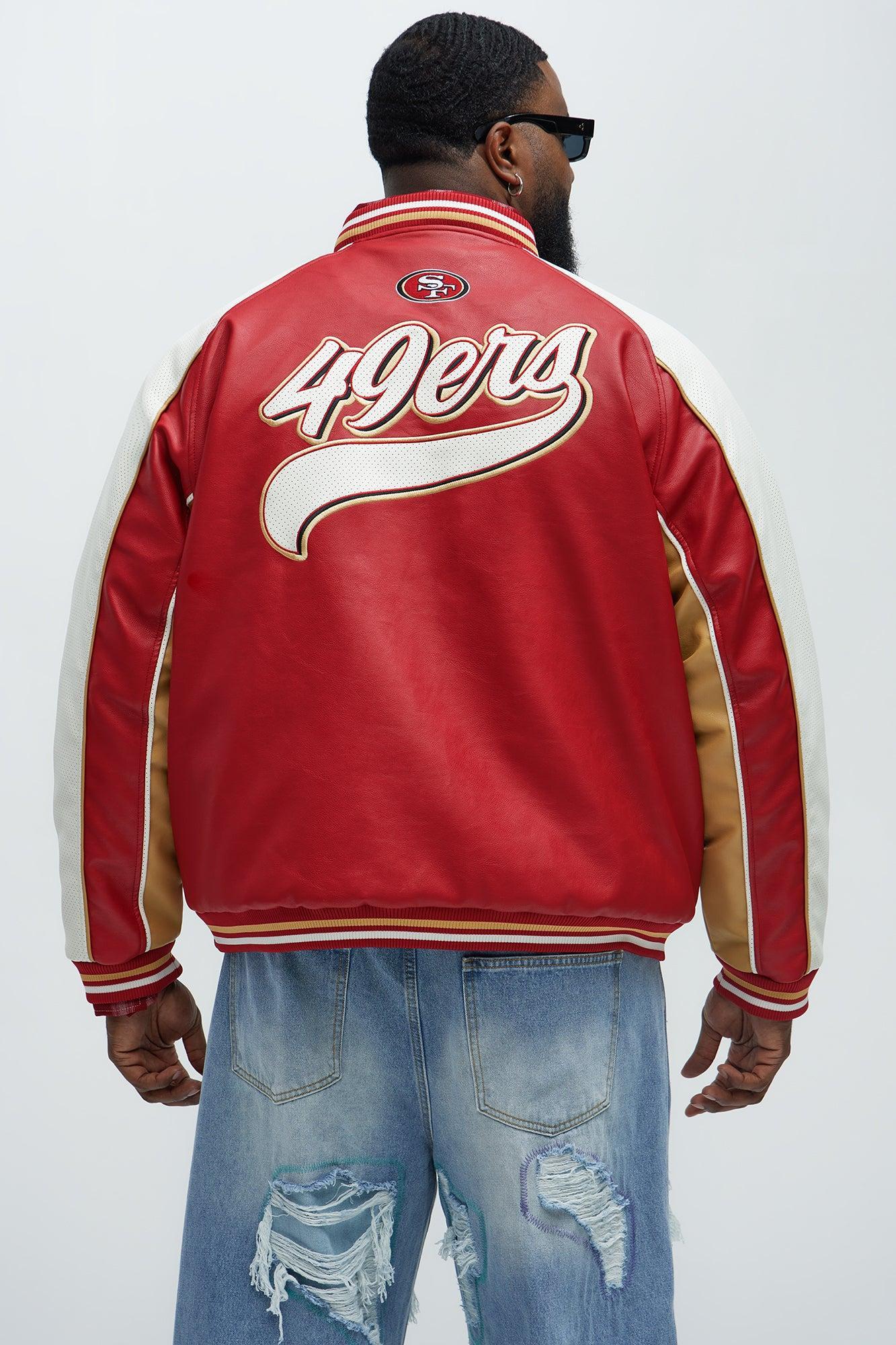 49ers High Standard Jacket - Red/White Product Image