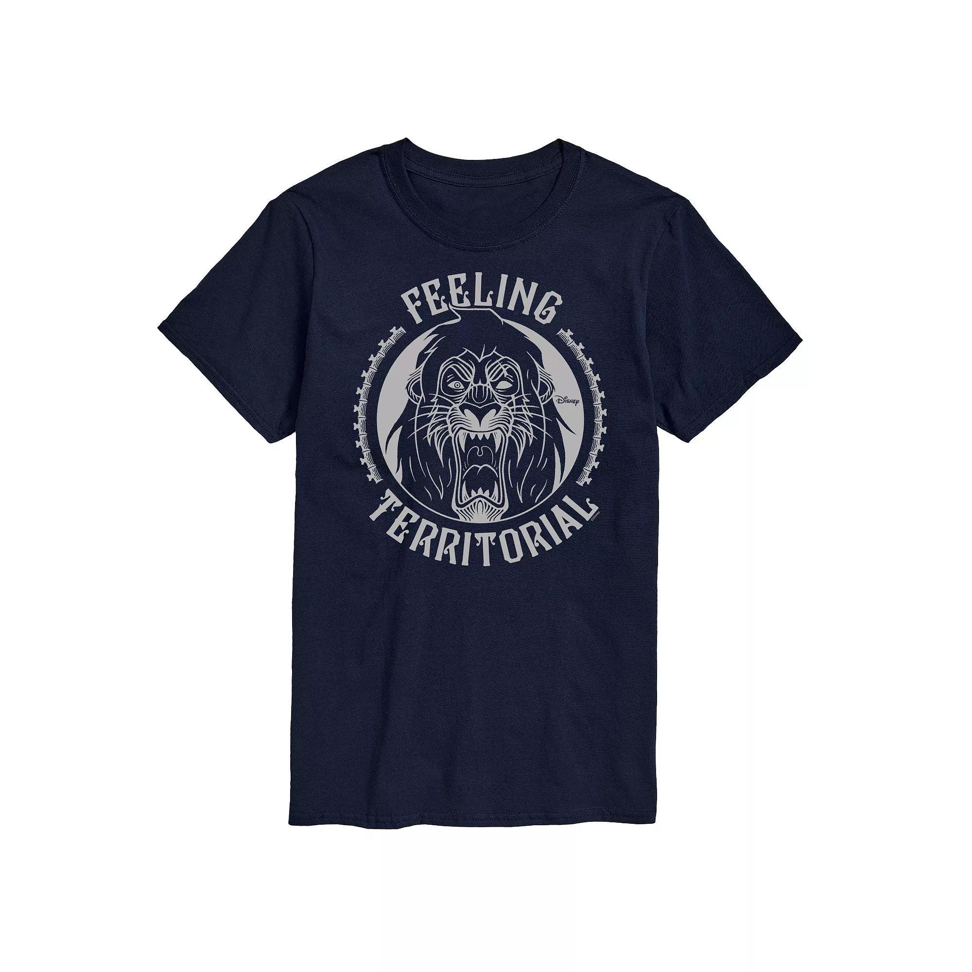 Disney Villains Scar Mens Feeling Territorial Graphic Tee Product Image