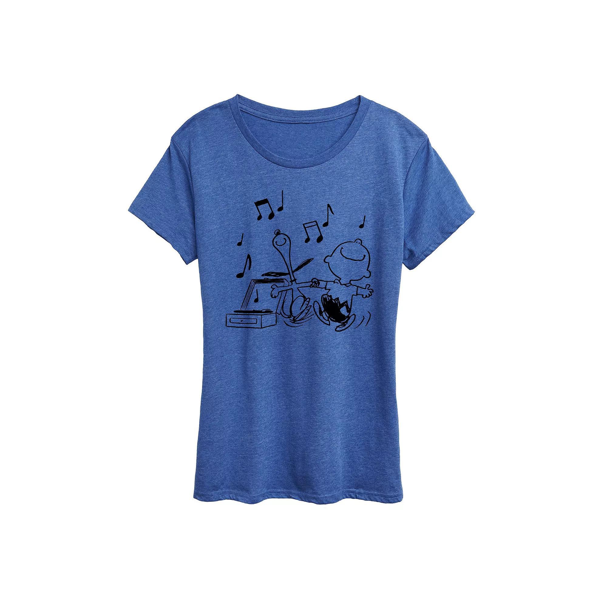 Women's Blessed Mimi Graphic Tee, Size: Small, Grey Royal Blue Product Image
