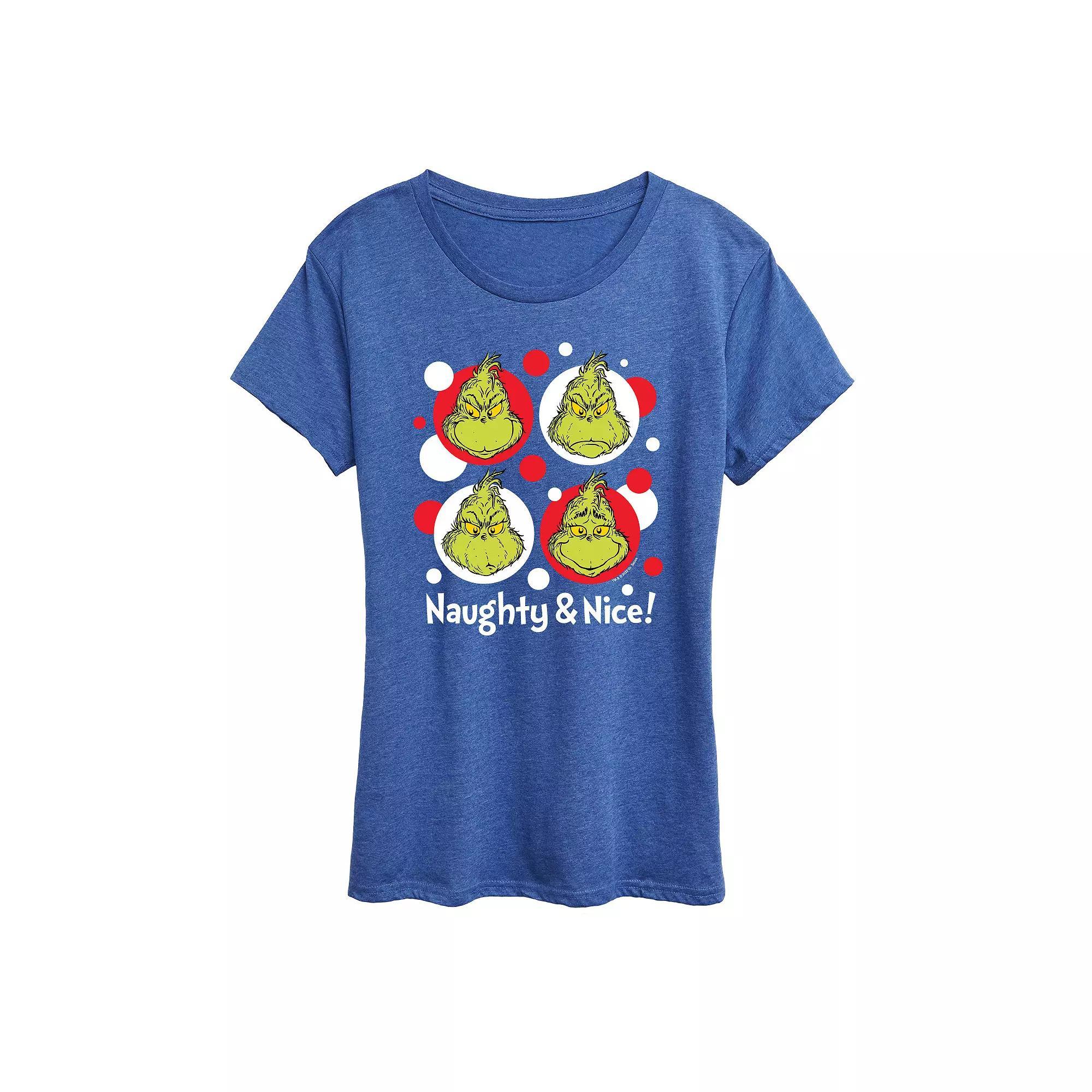 Womens Teenage Mutant Ninja Turtles True Love Graphic Tee Grey Royal Blue Product Image