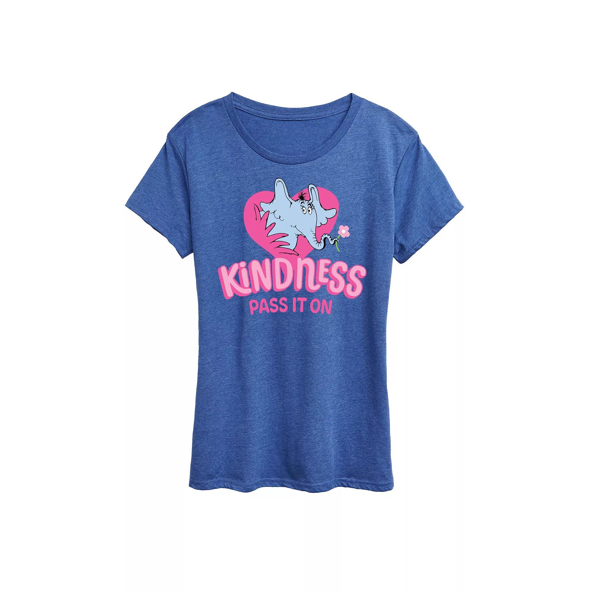 Womens Dr. Seuss Kindness Pass It On Graphic Tee, Girls Product Image