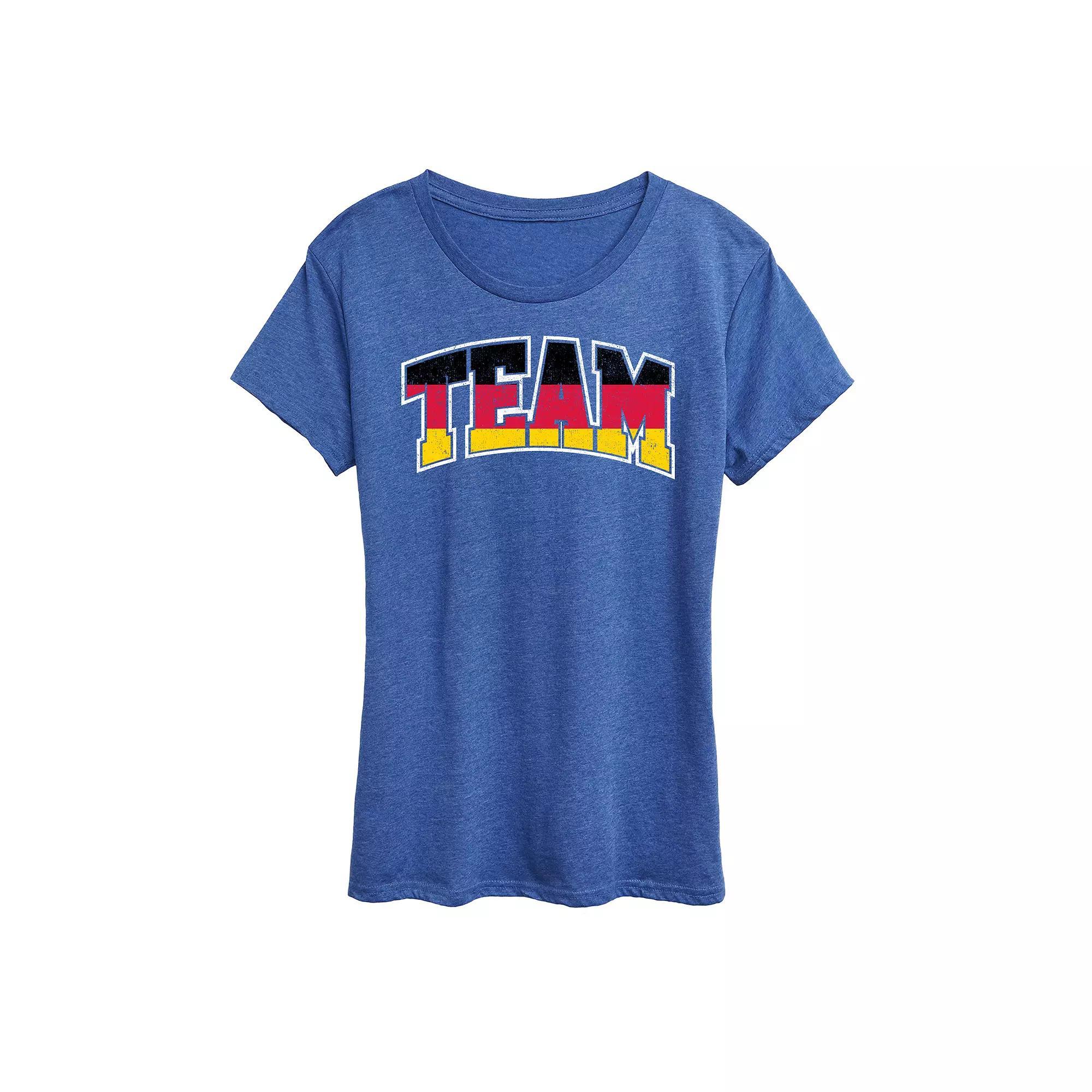 Womens Team Germany Graphic Tee Blue Product Image