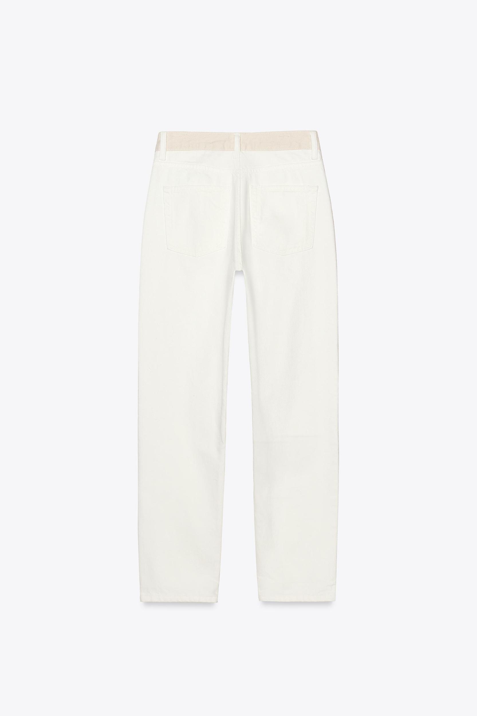 Z1975 HIGH-RISE MOM FIT JEANS WITH CONTRAST WAISTBAND Product Image