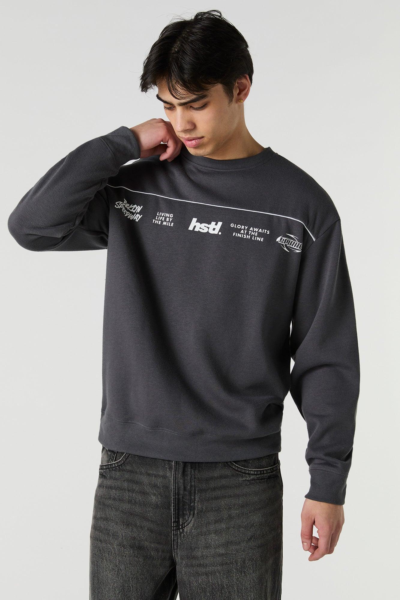 Brooklyn Speedway Embroidered Fleece Sweatshirt Male Product Image