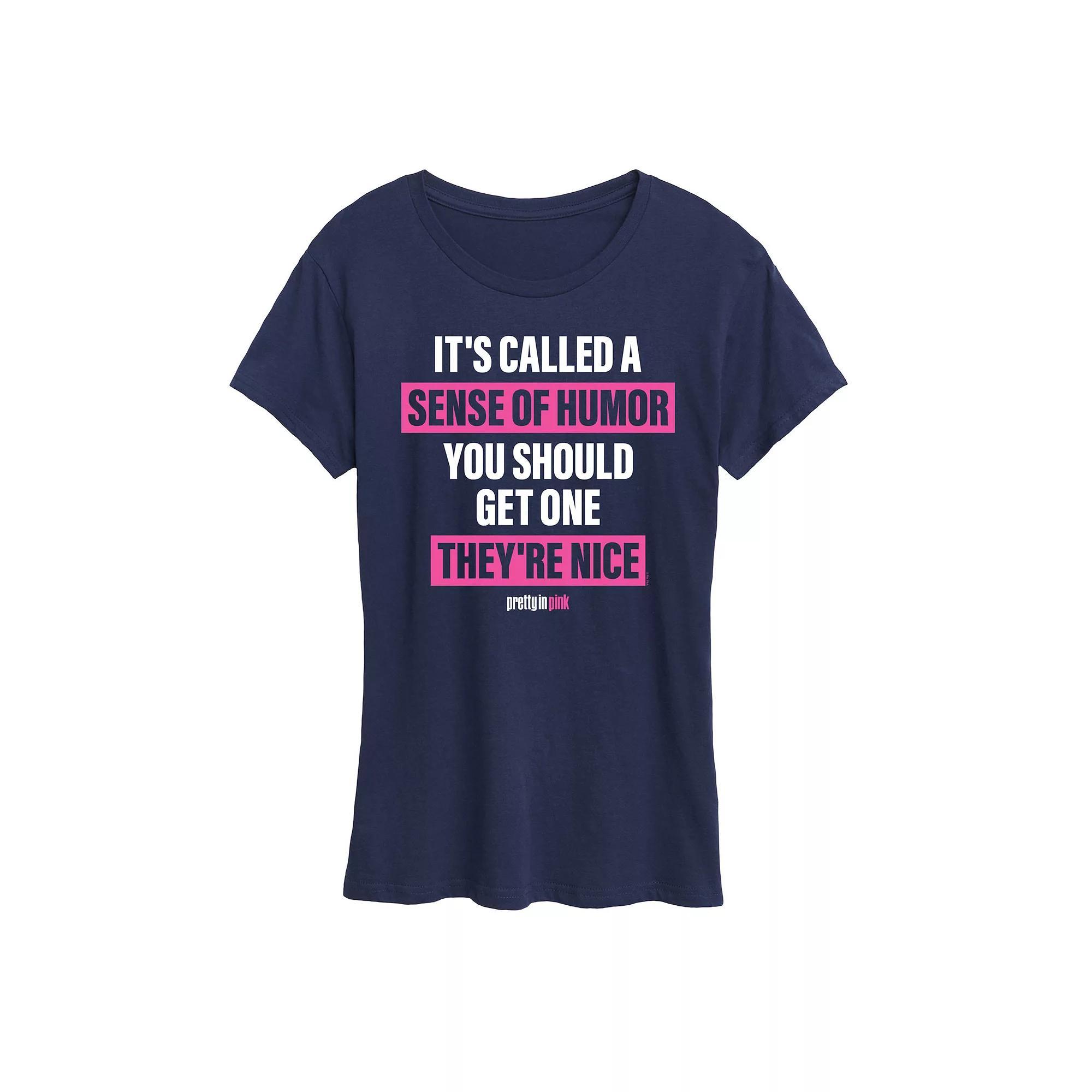 Womens Hilton Head Island Collegiate Graphic Tee Grey Blue Product Image