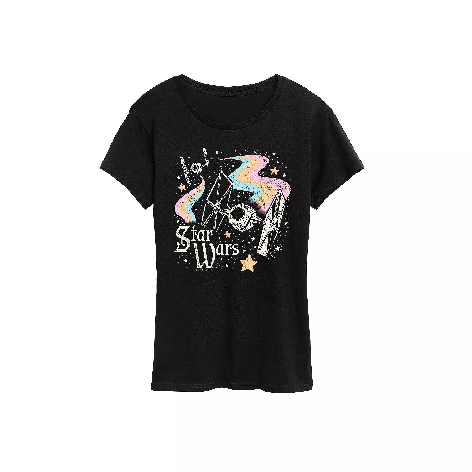 Womens Star Wars Celestial Ships Graphic Tee Product Image