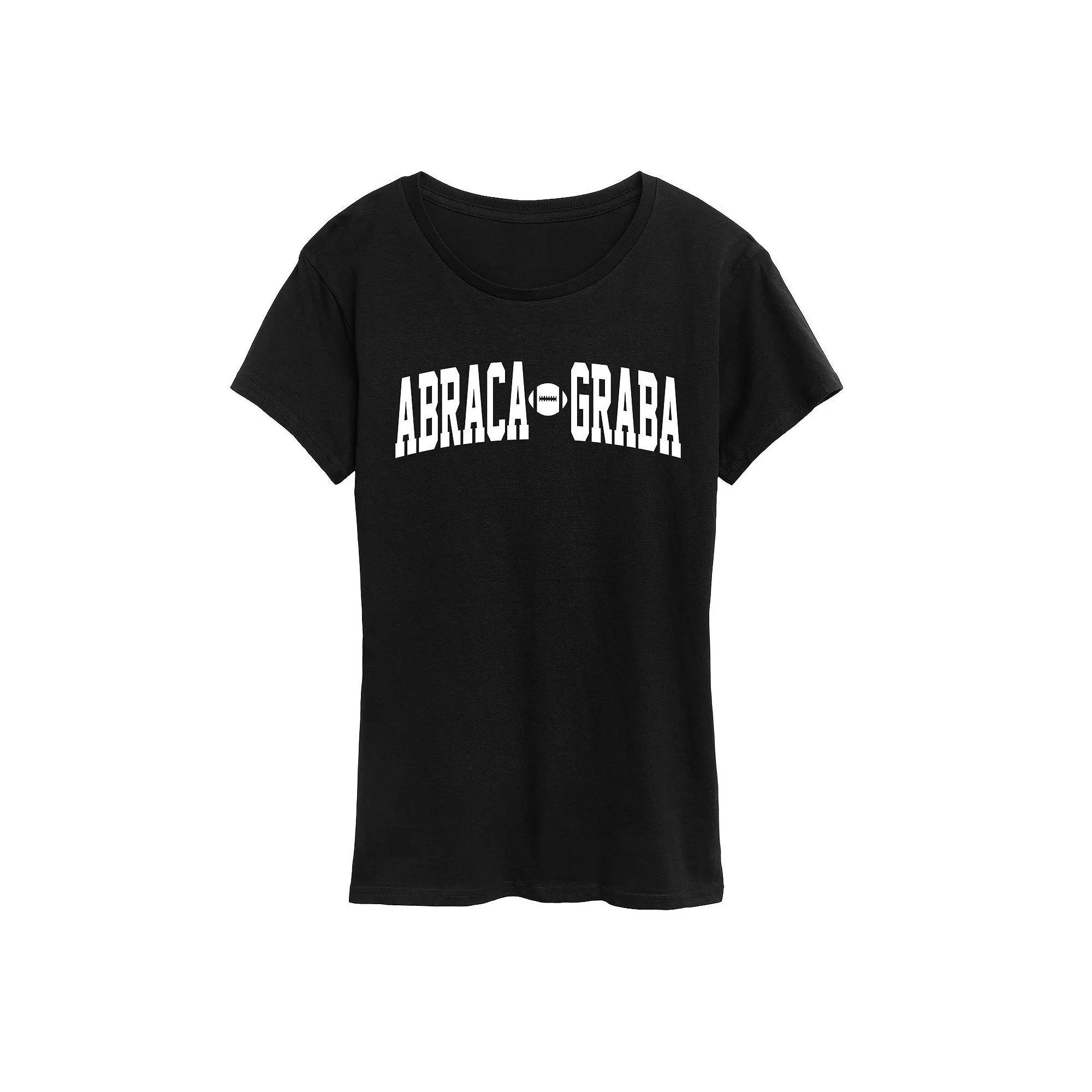 Womens Abraca Graba Graphic Tee, Girls Heather Grey Product Image