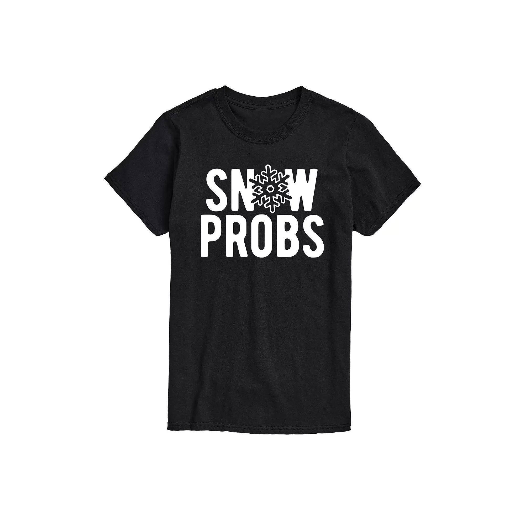 Men's Snow Probs Tee, Size: XXL, Black Product Image