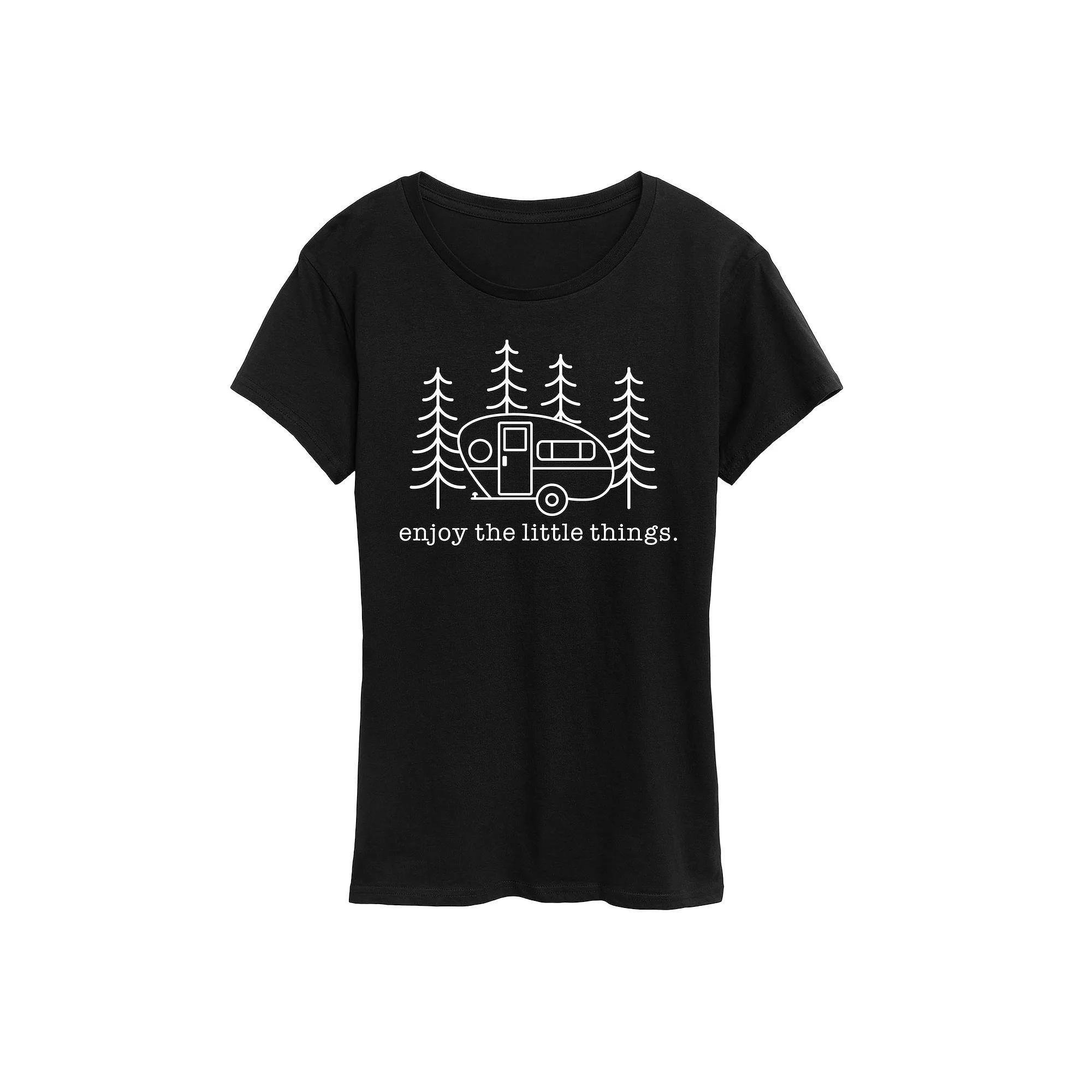 Womens Enjoy The Little Things Graphic Tee Product Image