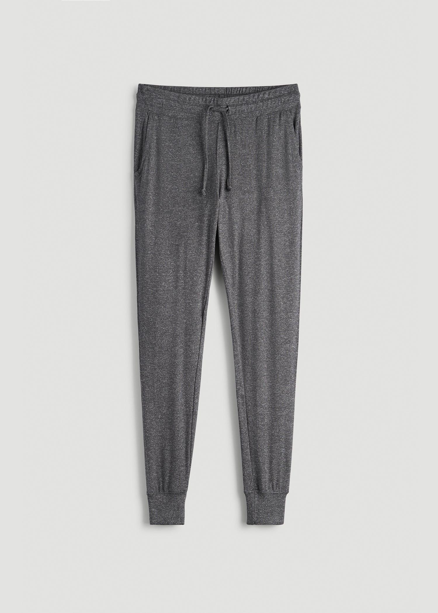Cozy Lounge Joggers for Tall Women in Charcoal Mix Product Image