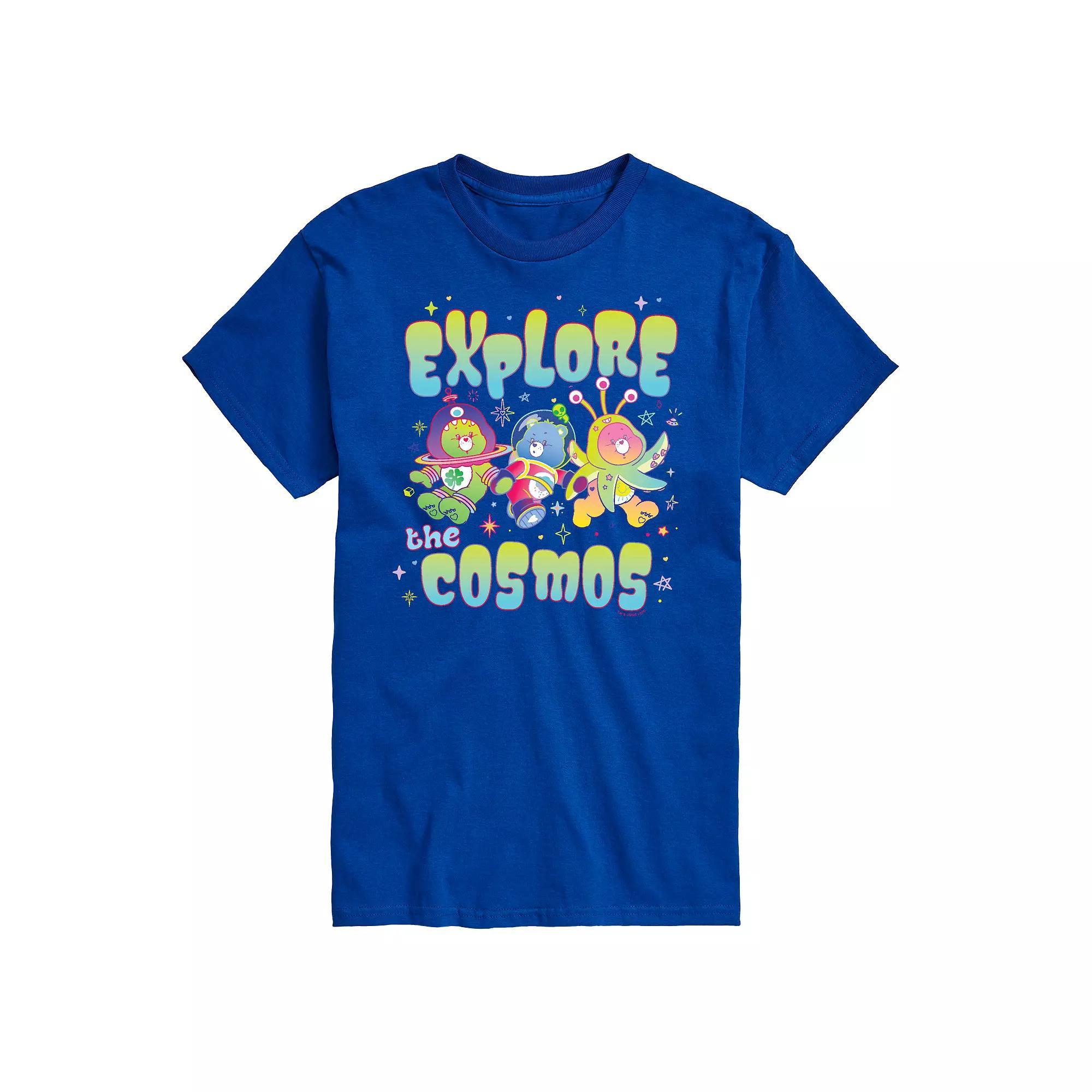 Mens Care Bears Explore The Cosmos Graphic Tee Product Image