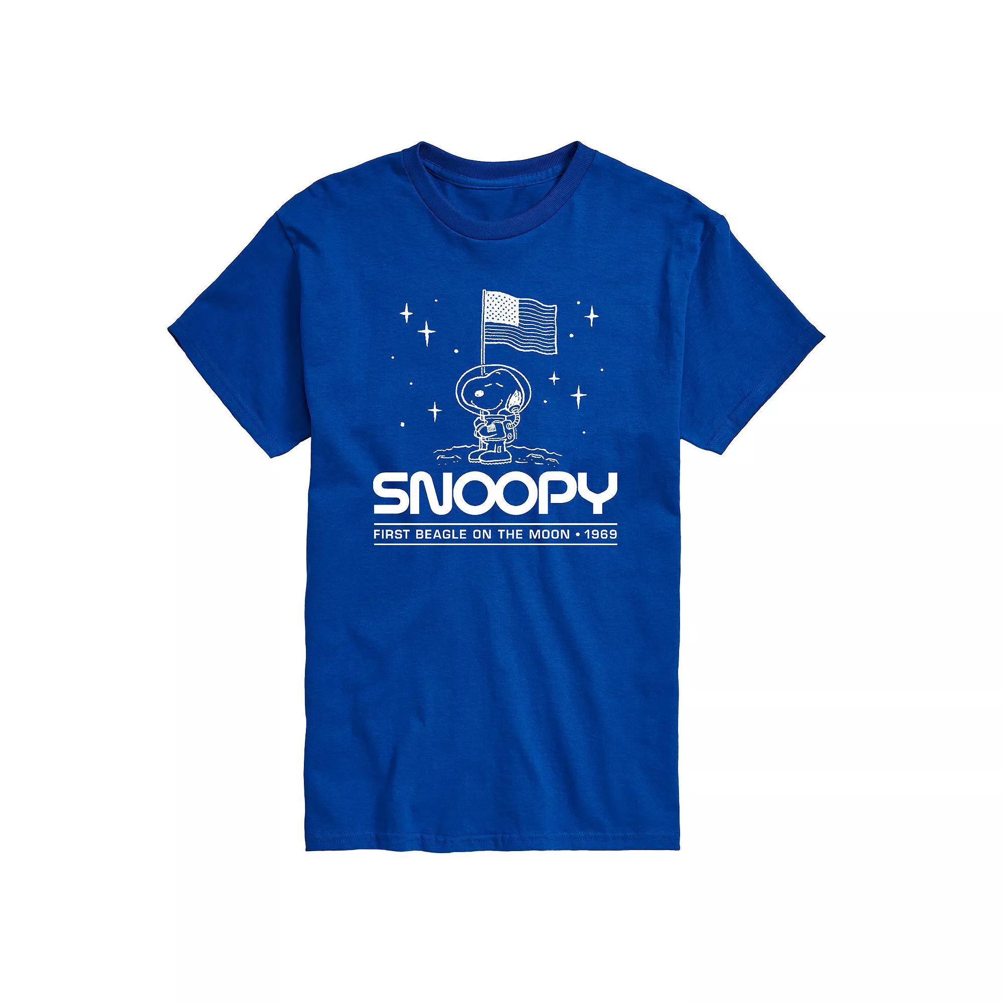 Mens Peanuts First Beagle In Space Tee Product Image