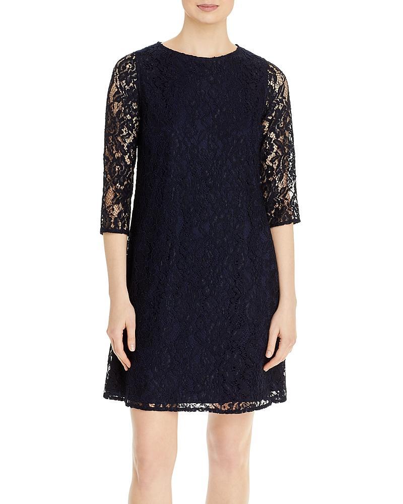 Caroline Rose Floral Lace Dress Product Image