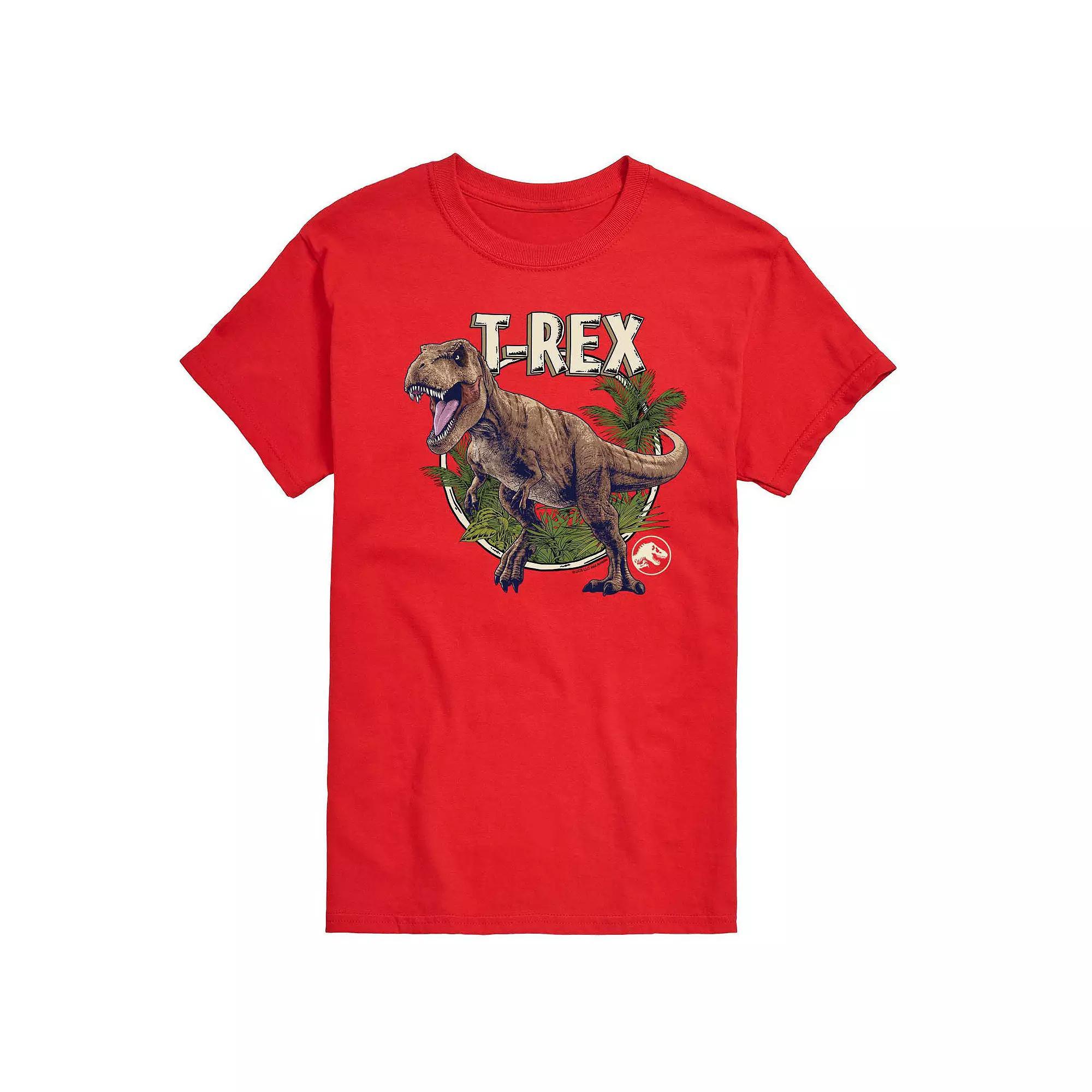 Mens Jurassic World Tyrannosaurus Rex Graphic Tee Blue Product Image