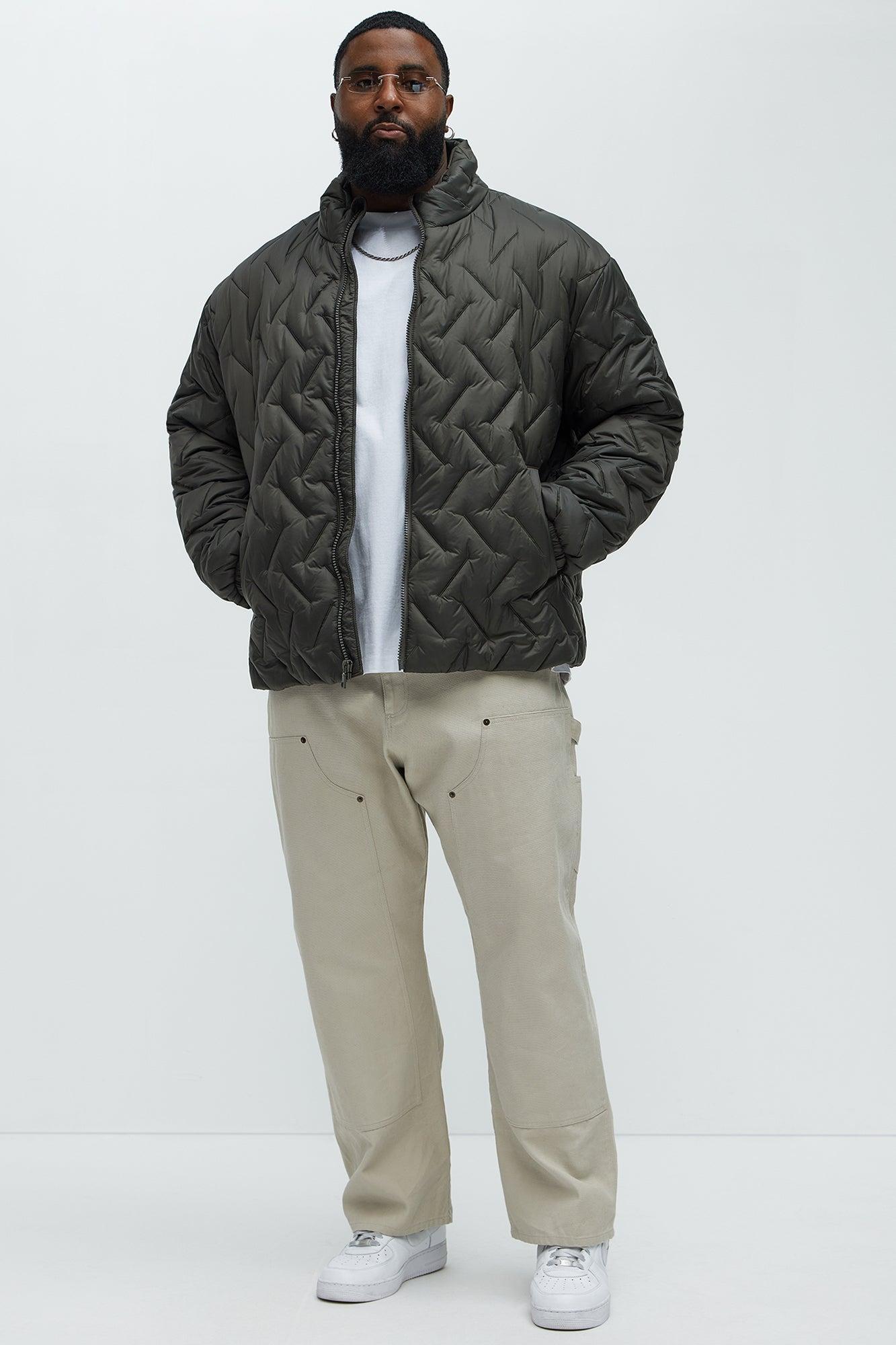 Off Road Quilted Jacket - Charcoal Product Image