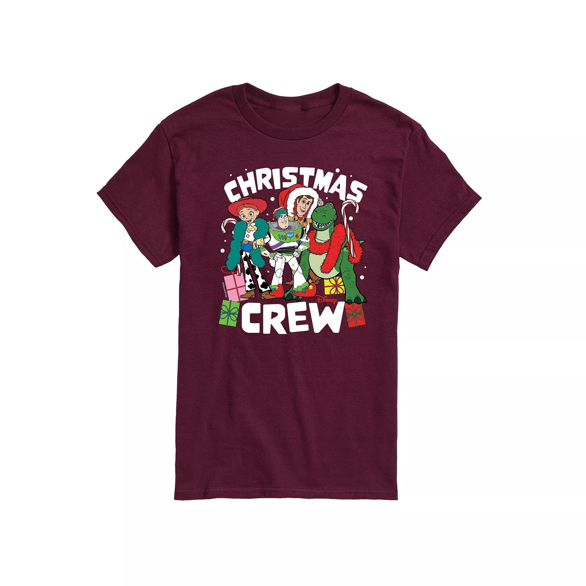 Disney / Pixars Toy Story 4 Mens Christmas Crew Graphic Tee Product Image