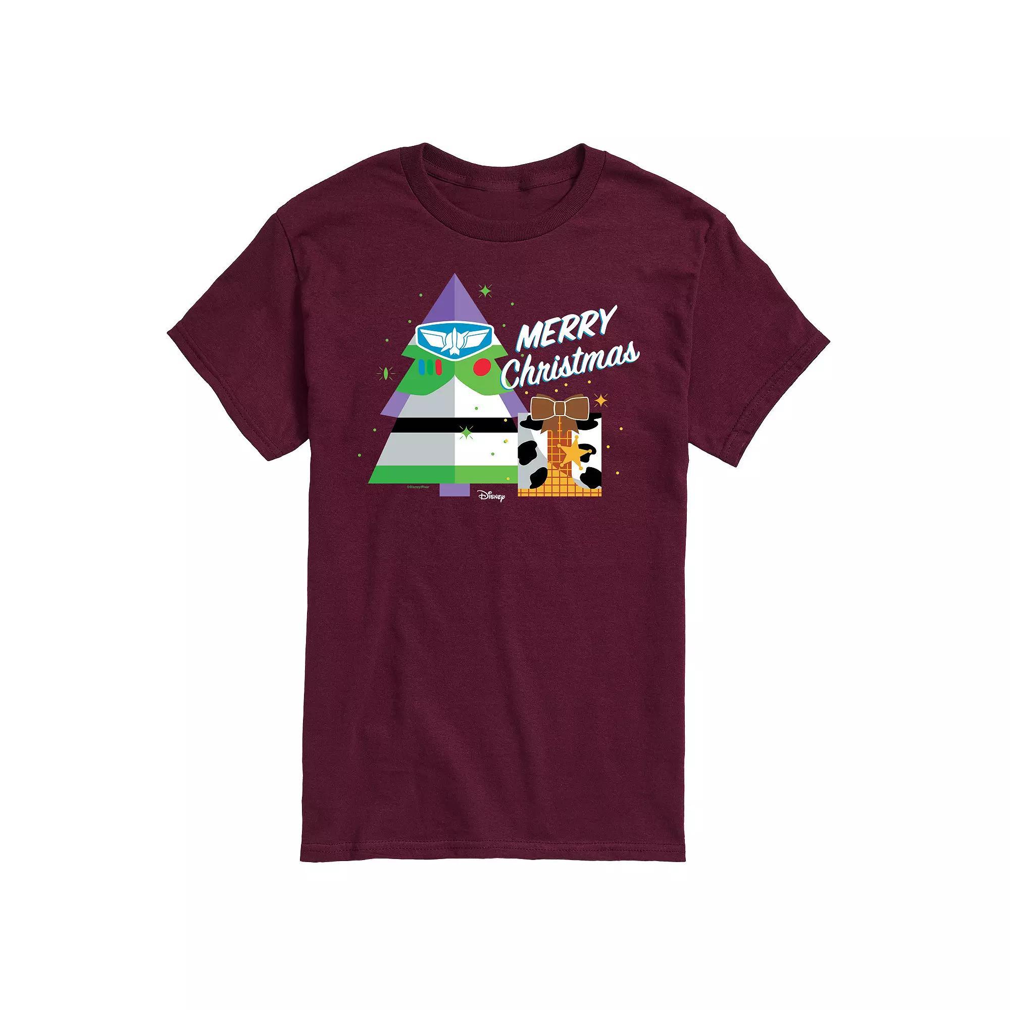 Disney / Pixars Toy Story Mens Merry Christmas Graphic Tee Product Image