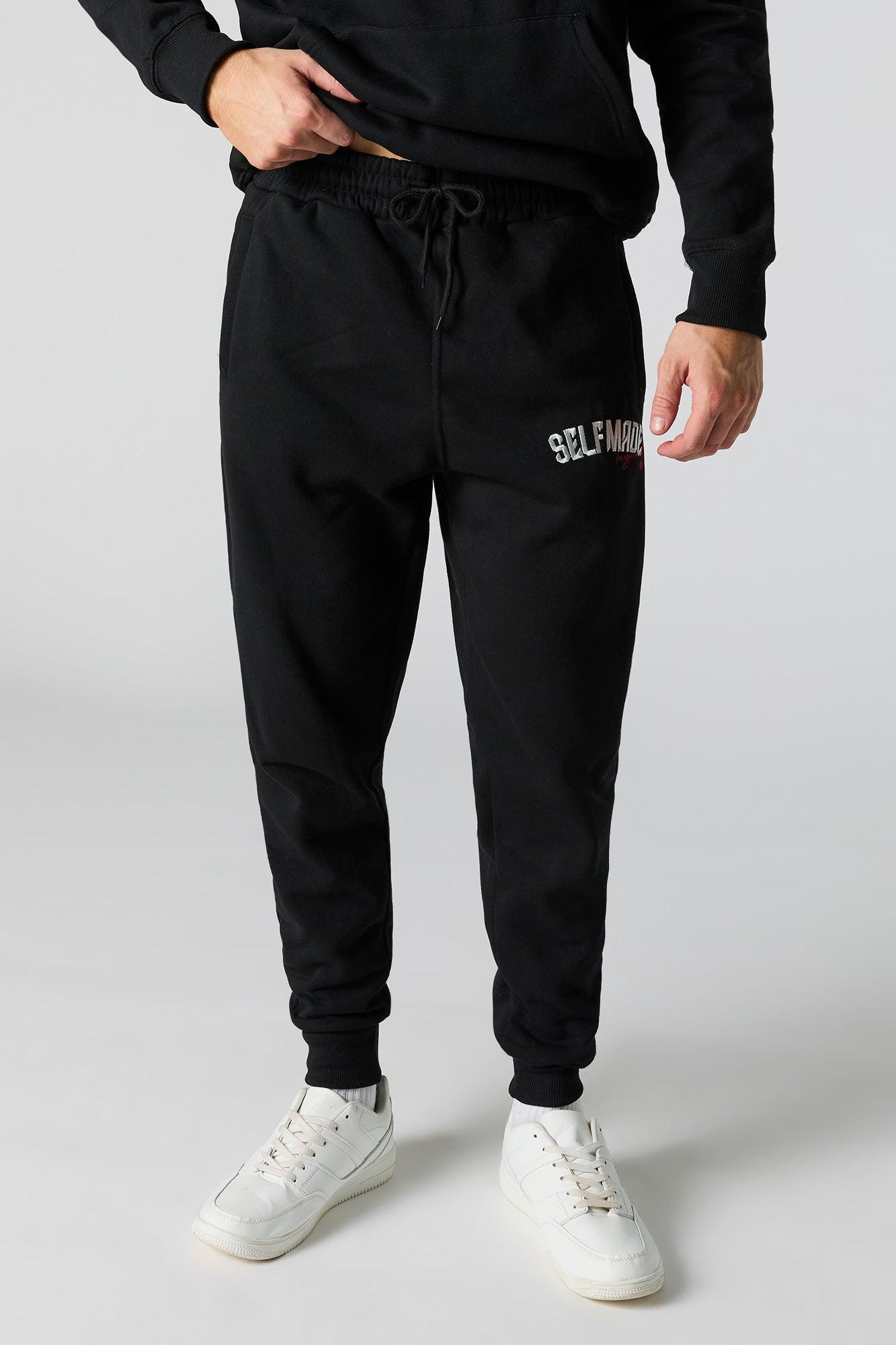 Self Made Legend Embroidered Fleece Jogger Male Product Image