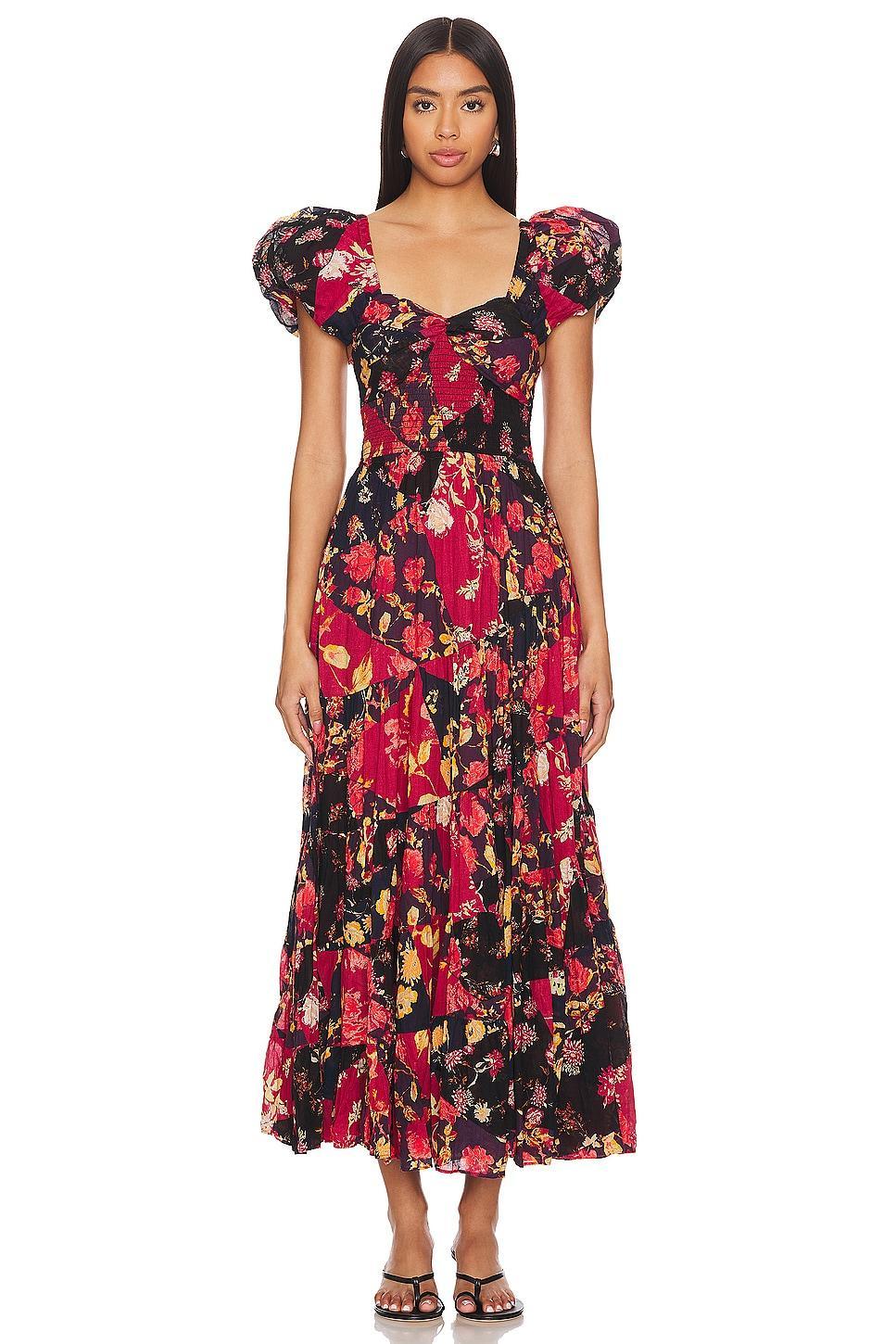 Sundrenched Short Sleeve Maxi Dress Free People Product Image
