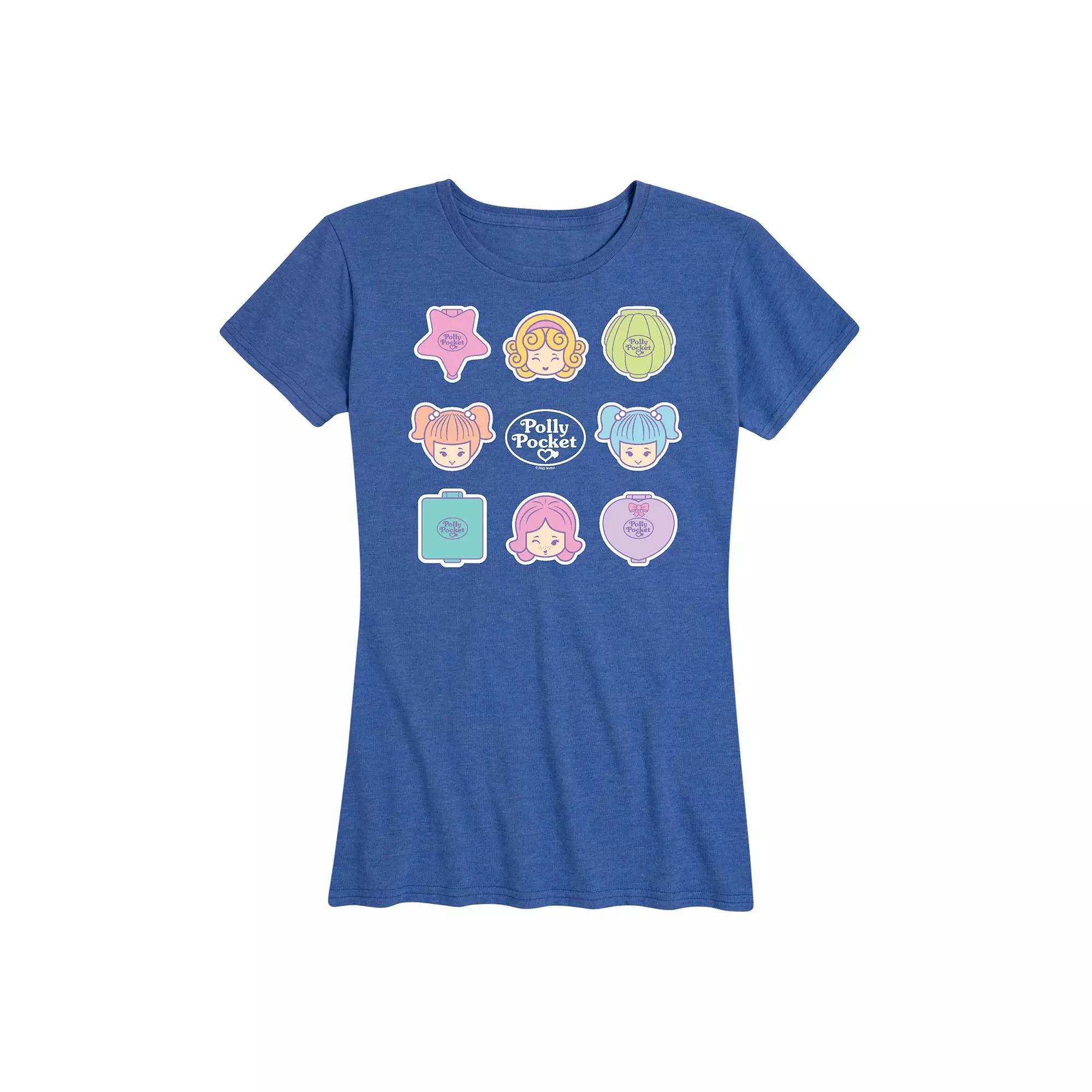 Womens Polly Pocket Grid Graphic Tee Product Image