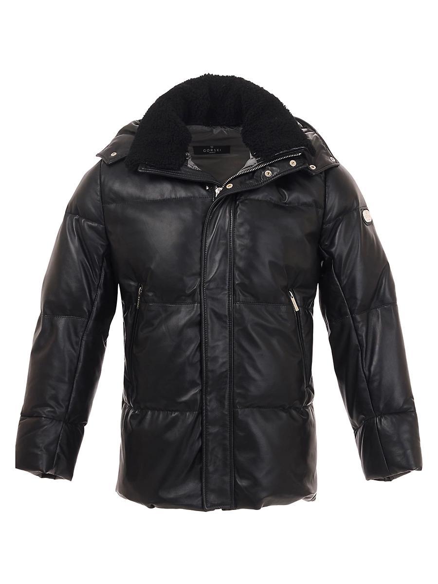 Mens Parka with Toscana Lamb Product Image