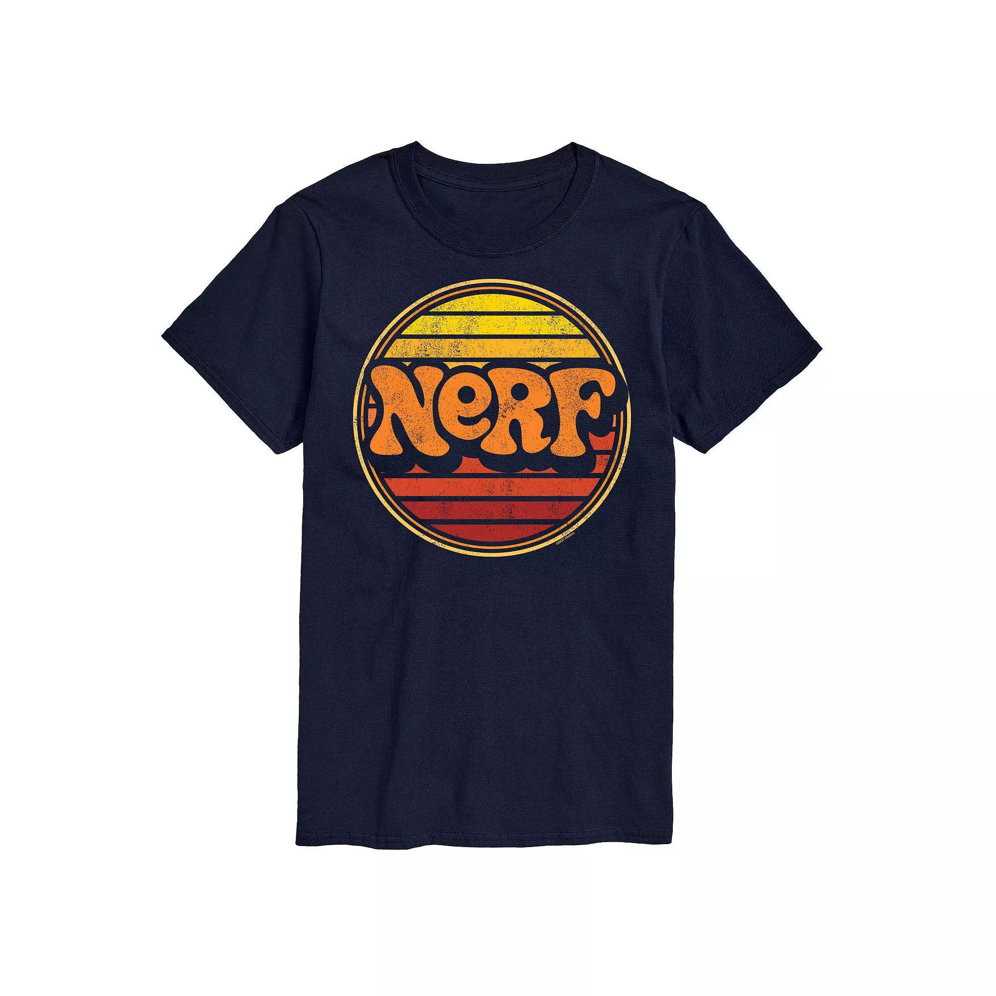 Big & Tall Nerf Retro Sunset Graphic Tee, Men's, Size: XXL Tall, Black Product Image