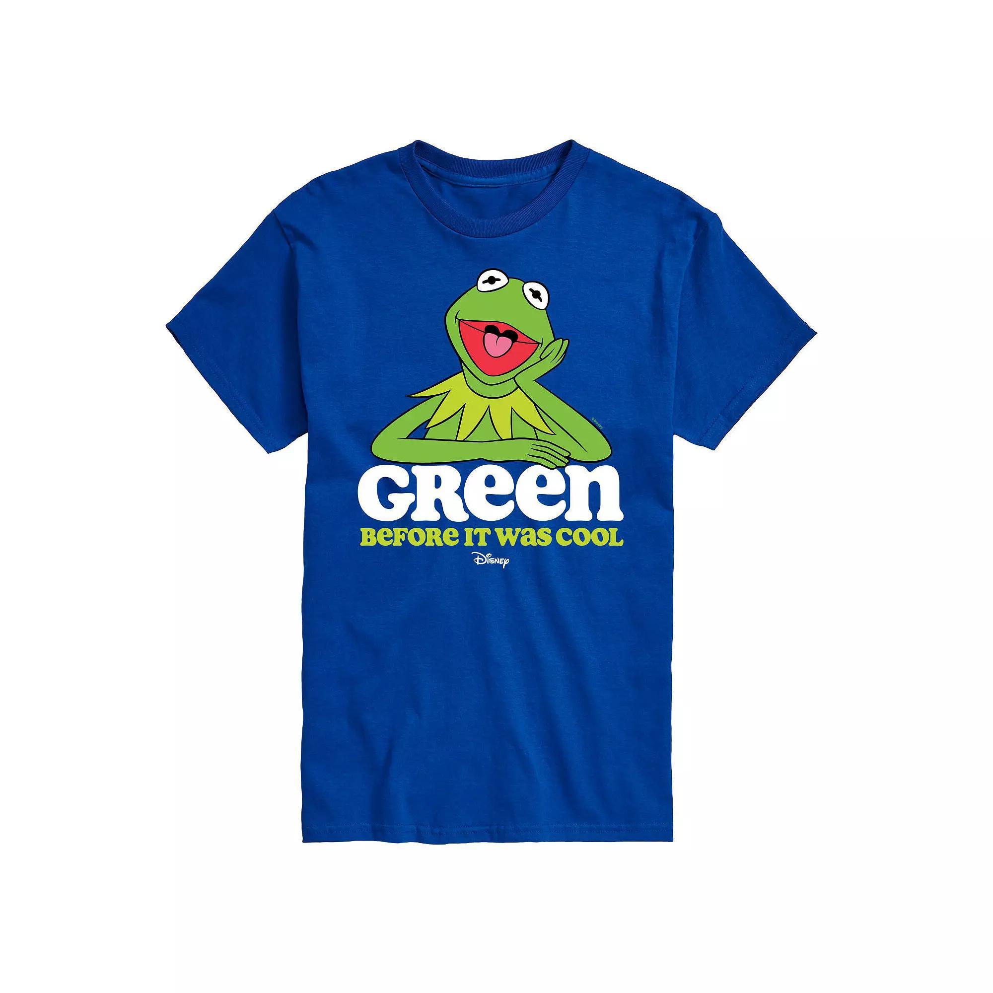 Disneys Mens The Muppets Green Cool Tee Blue Product Image