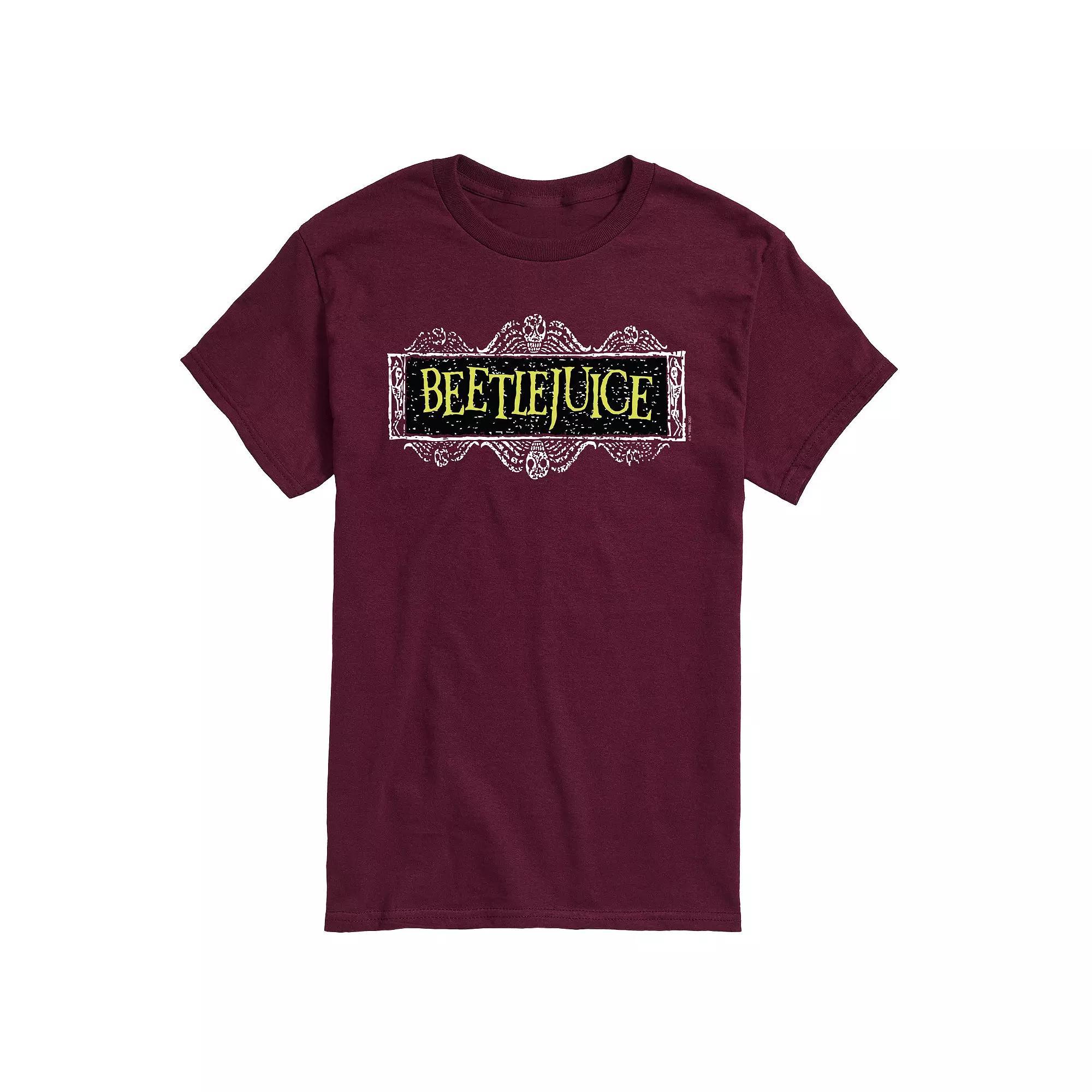 Men's Beetlejuice Logo Tee, Size: XL, Red Product Image